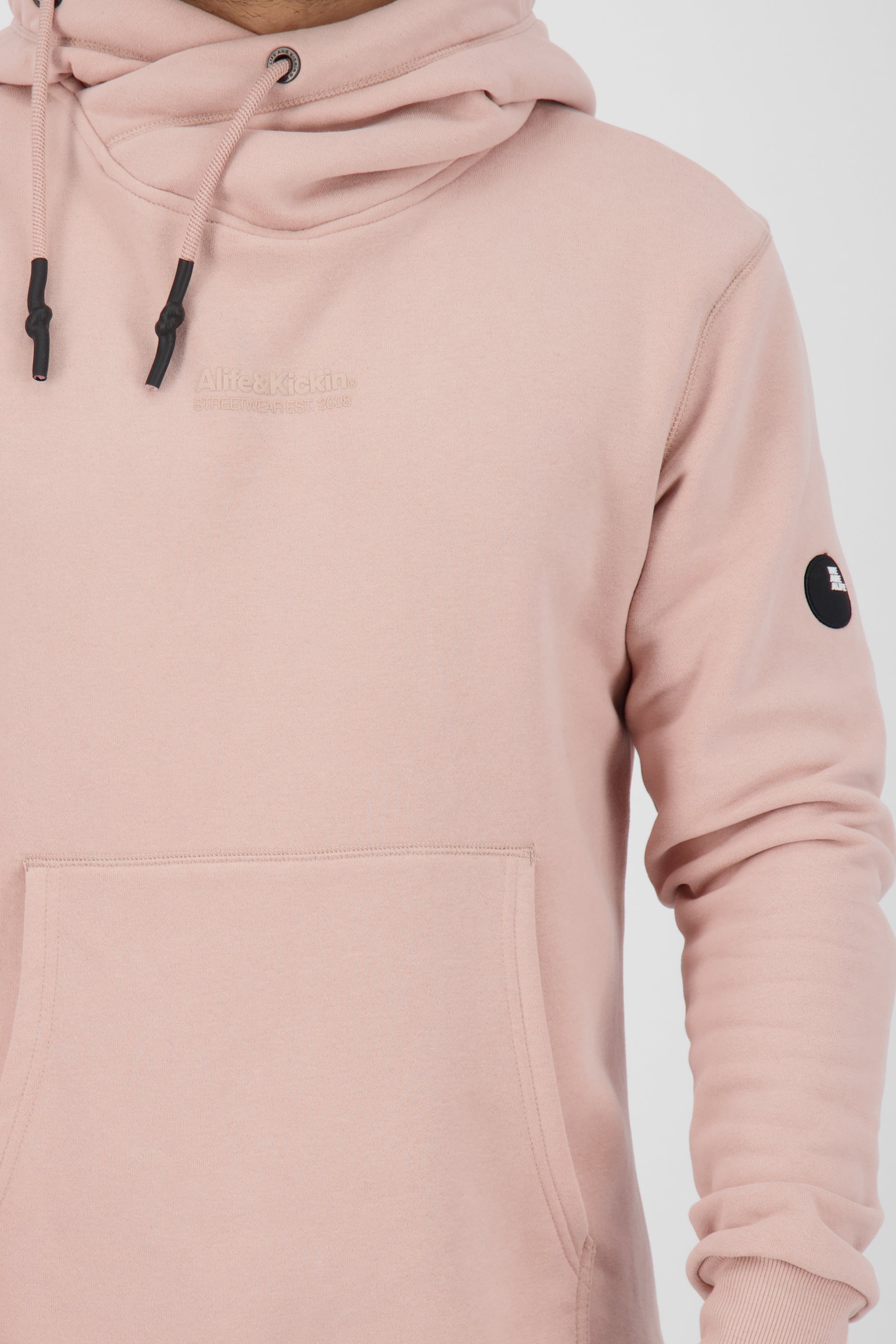 Sportiver Herrenpullover JohnsonAK A Rosa