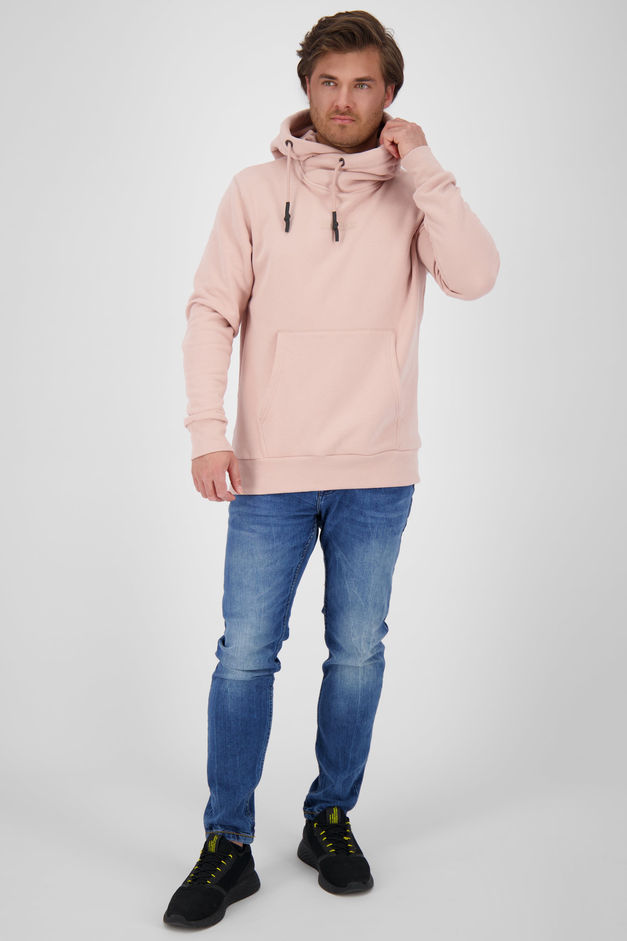 Sportiver Herrenpullover JohnsonAK A Rosa