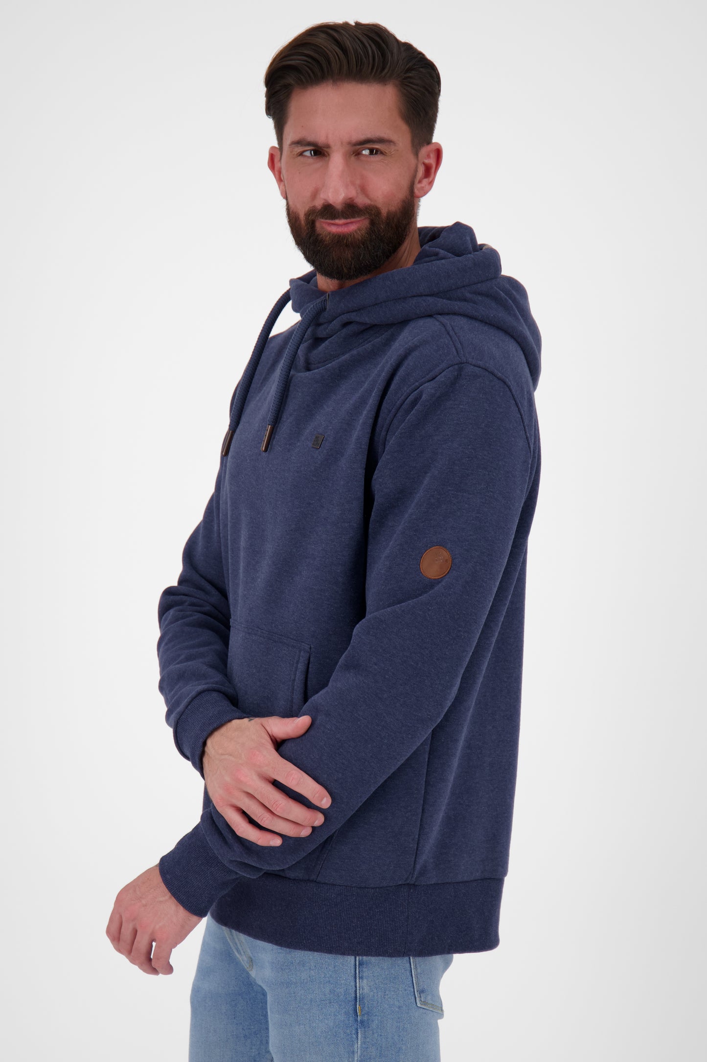 Hochwertiger Hoodie JohnsonAKA für Herren mit viel Komfort Dunkelblau