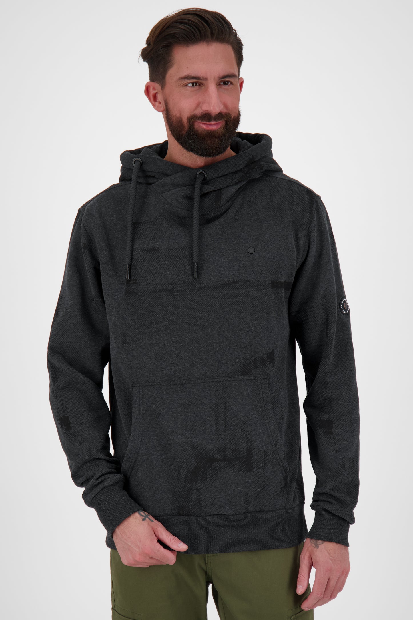 Bequemer Komfort mit dem JohnsonAK B Hoodie für Herren Schwarz