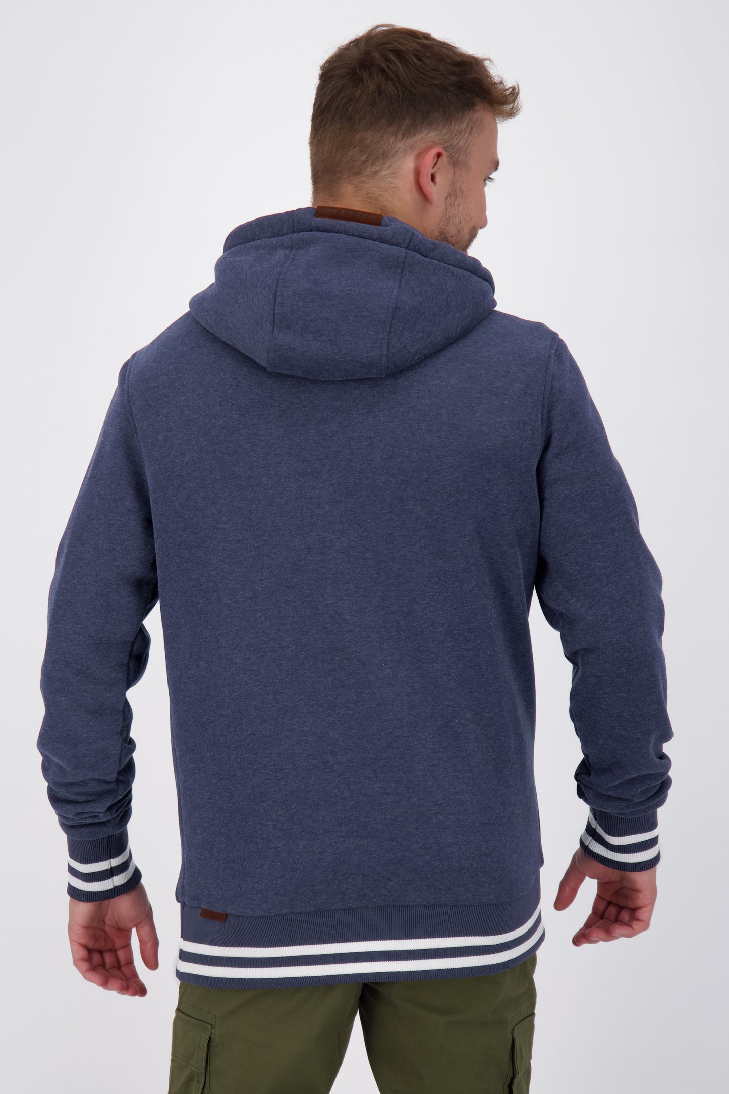 JohnsonAK C Kapuzensweatshirt Herren für einen sportlichen Look Dunkelblau