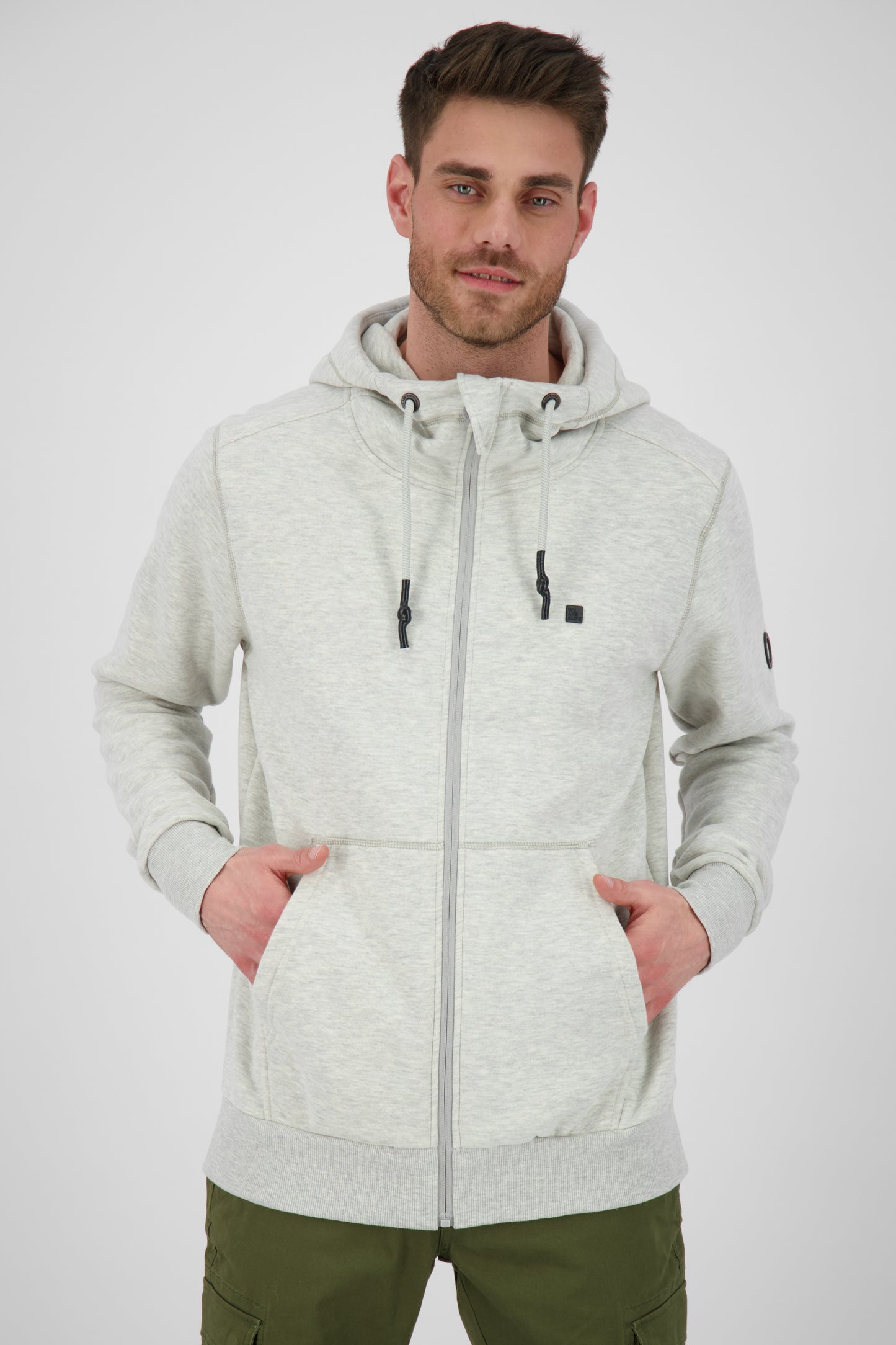 Modisch und funktional: Die TrasherAK A Herrensweatjacke Grau