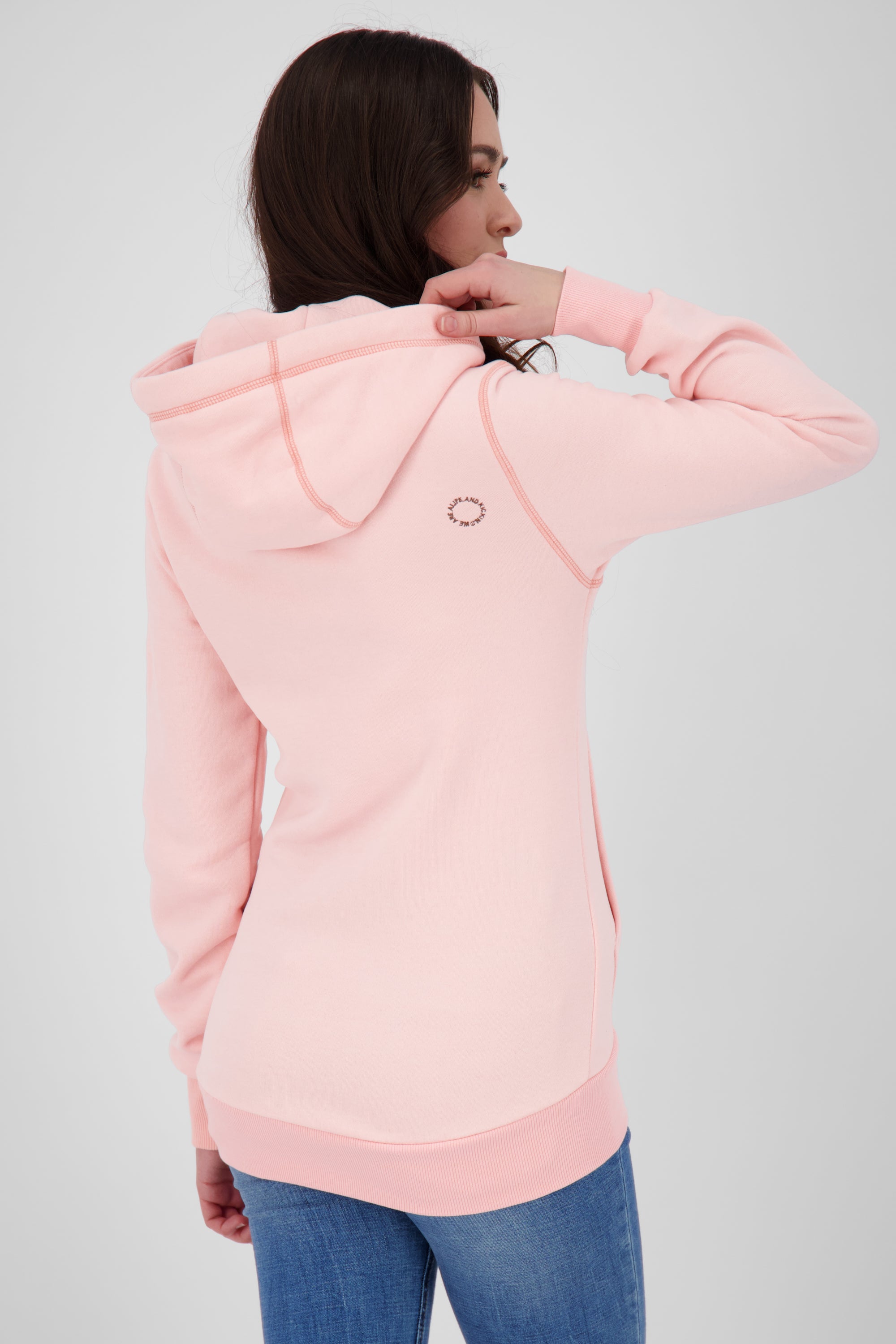 Cooler Look mit der Damensweatjacke YasminAK A Rosa