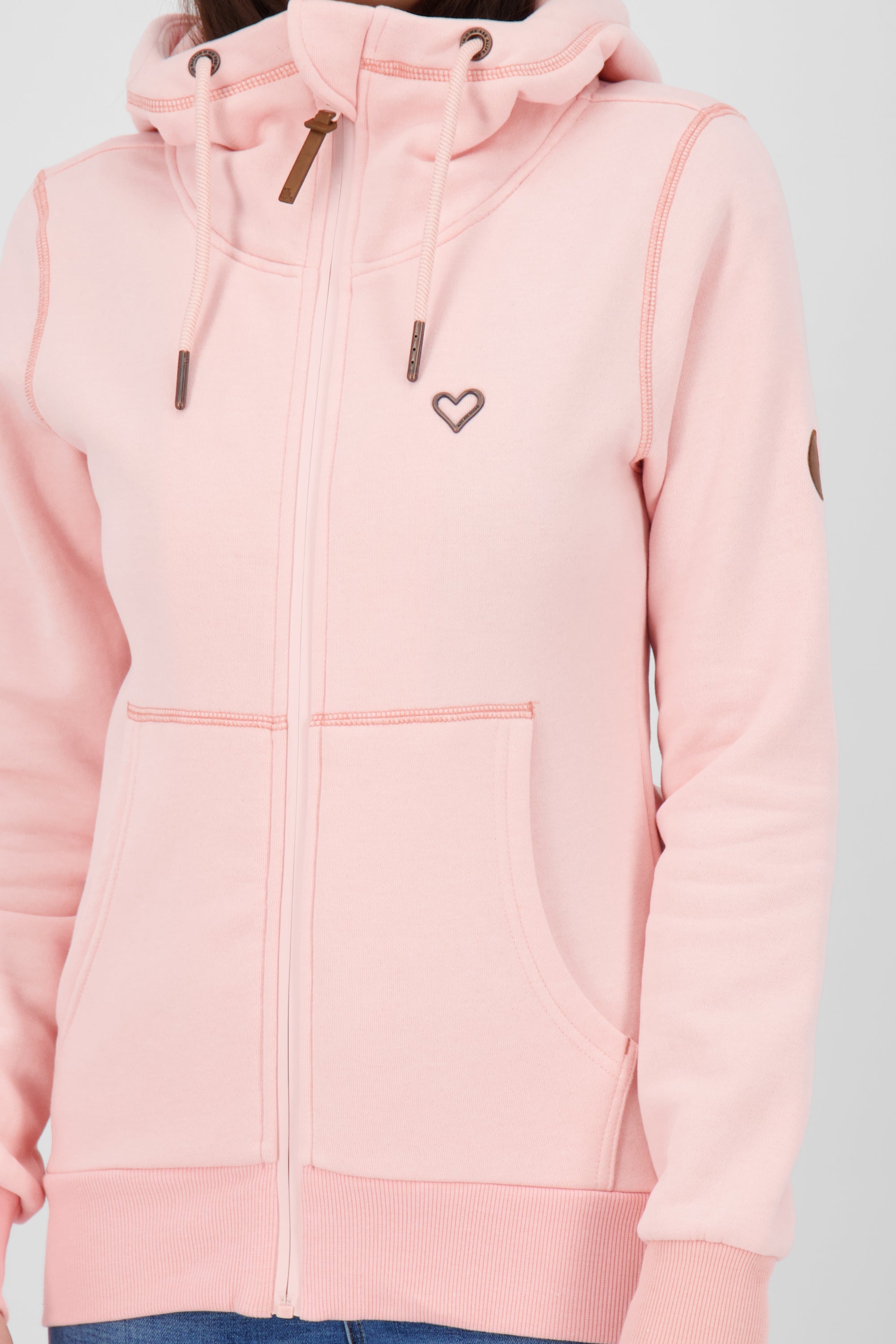 Cooler Look mit der Damensweatjacke YasminAK A Rosa