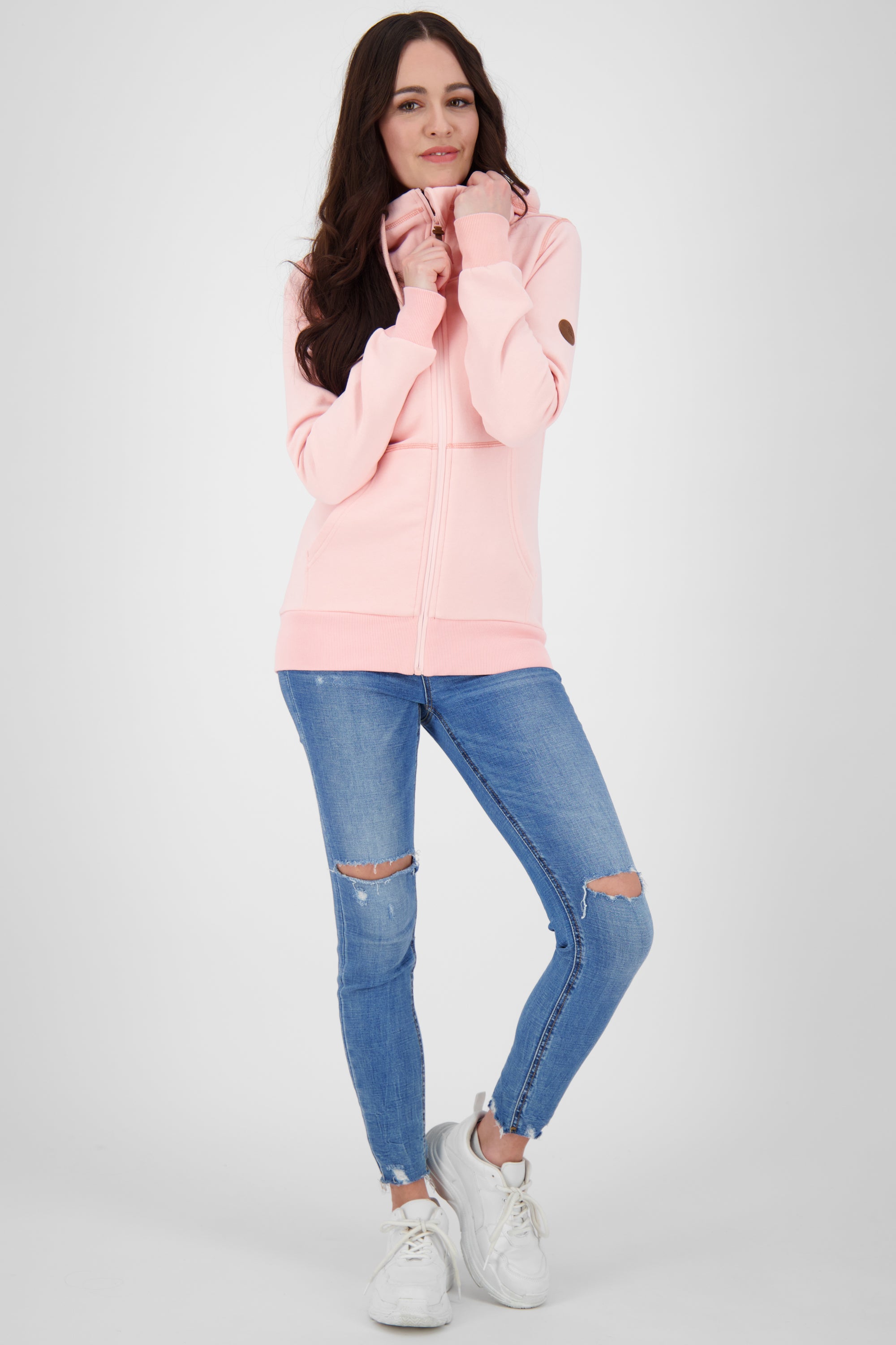 Cooler Look mit der Damensweatjacke YasminAK A Rosa