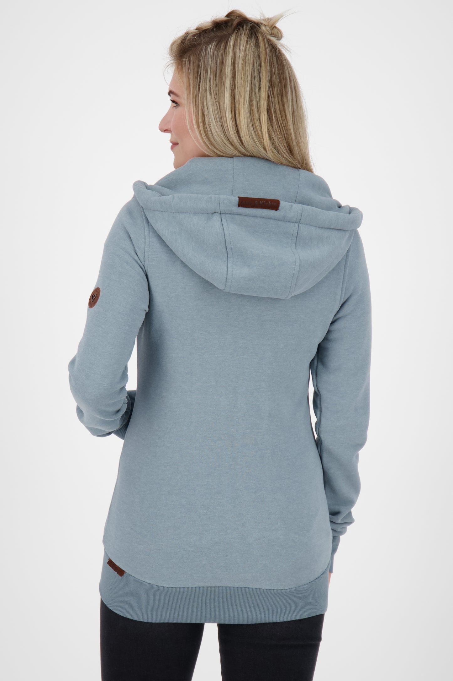 Cooler Look mit der Damensweatjacke YasminAK A Grau