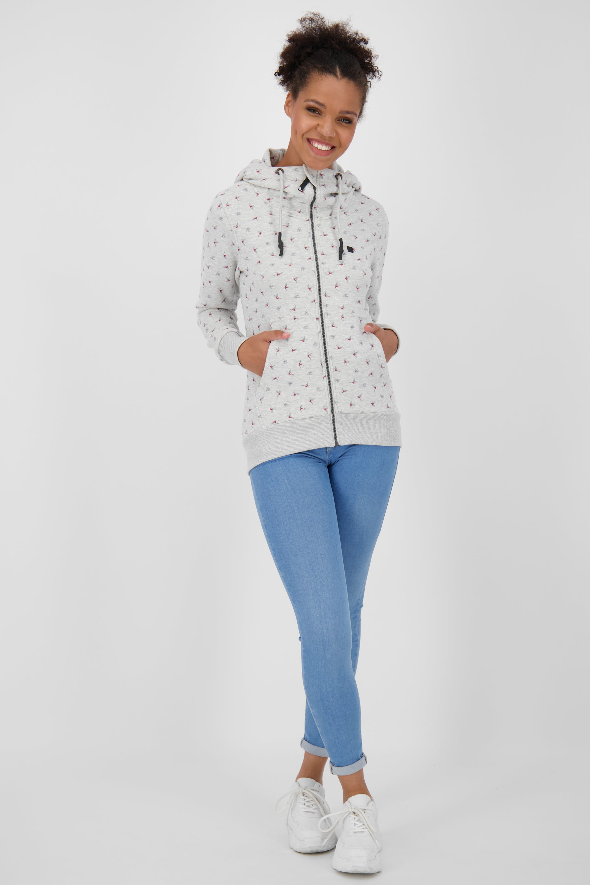 YasminAK B Sweatjacket Grau