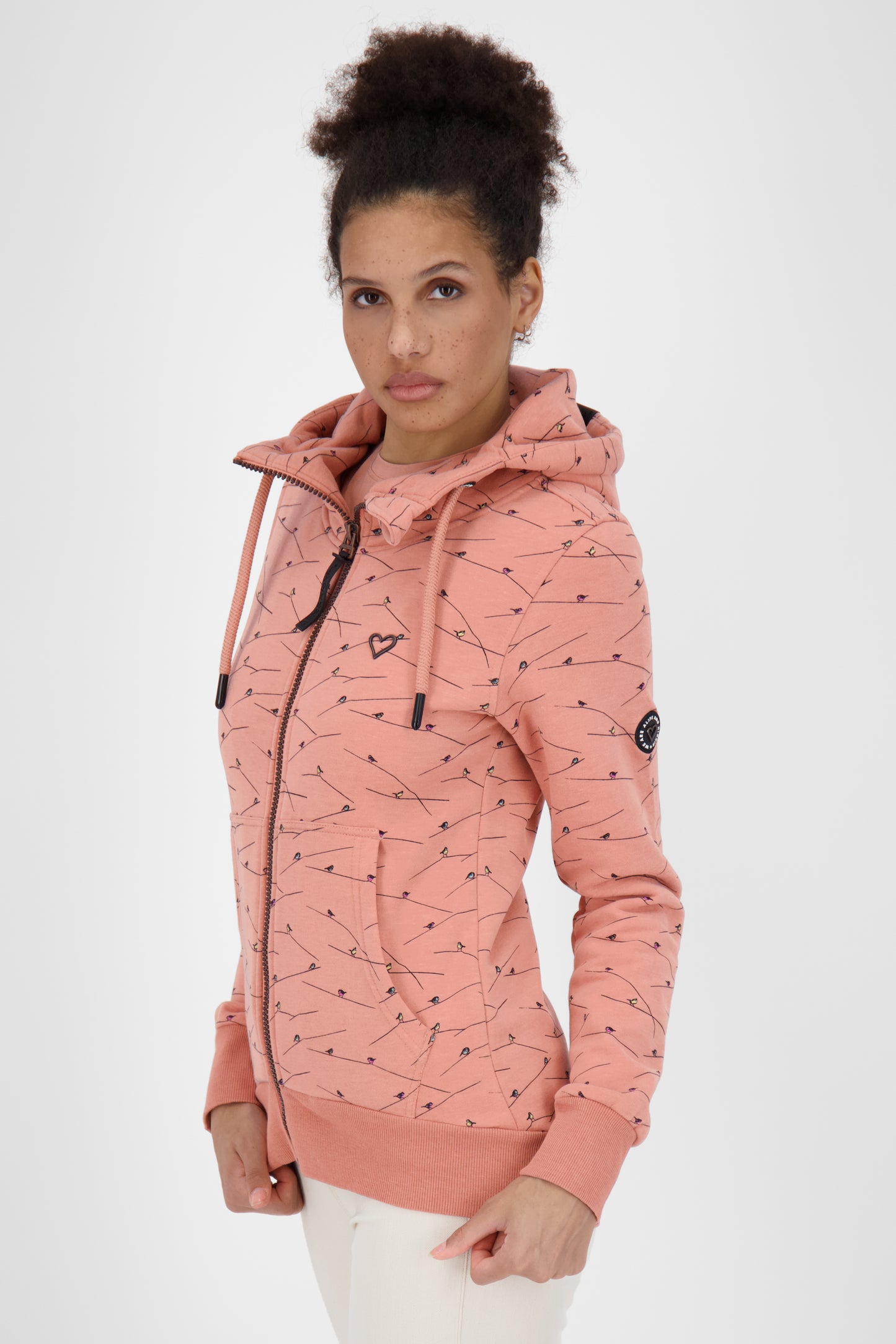 Zauberhafte Damensweatjacke YasminAK B Rosa