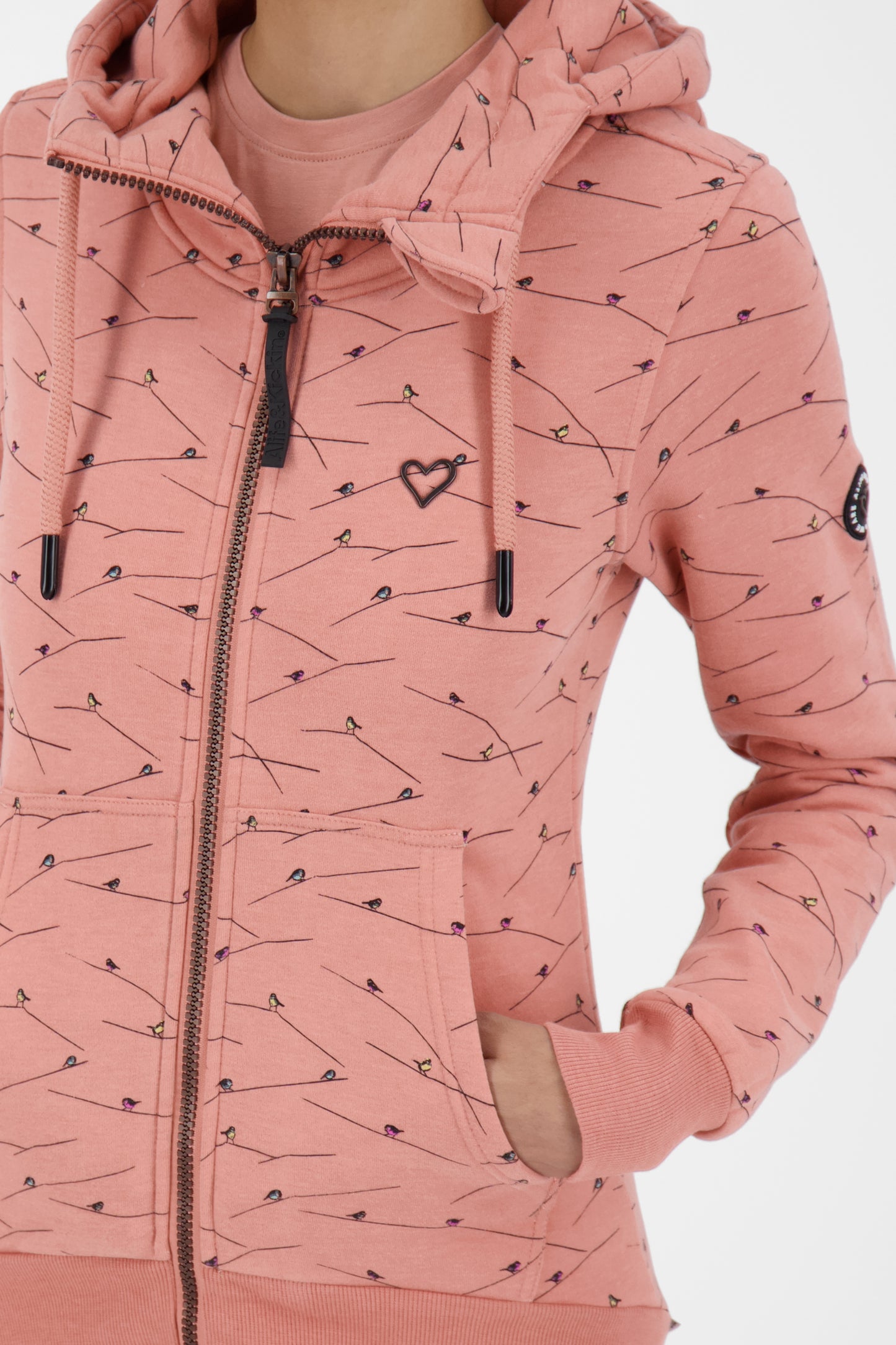 Zauberhafte Damensweatjacke YasminAK B Rosa