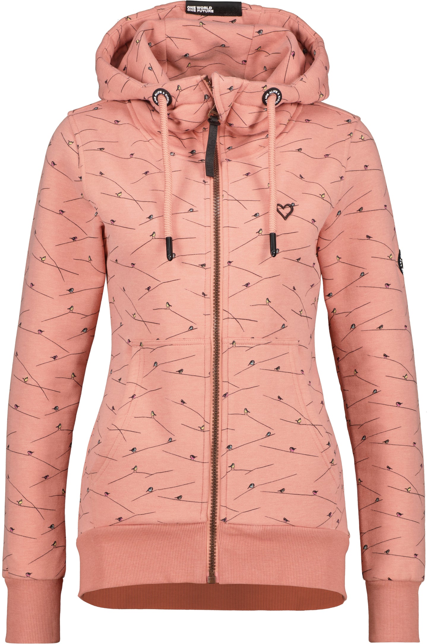 Zauberhafte Damensweatjacke YasminAK B Rosa