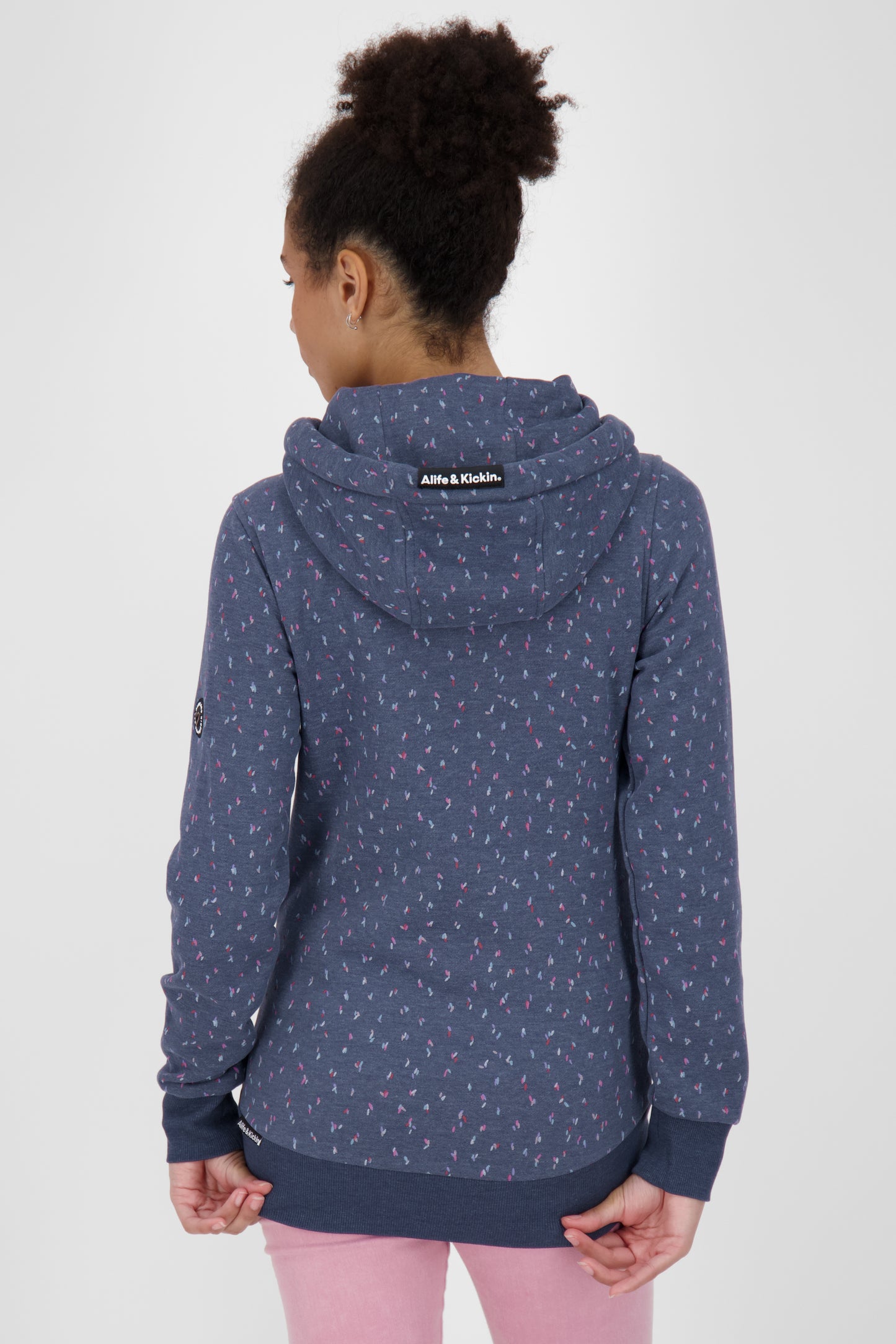 Zauberhafte Damensweatjacke YasminAK B Dunkelblau