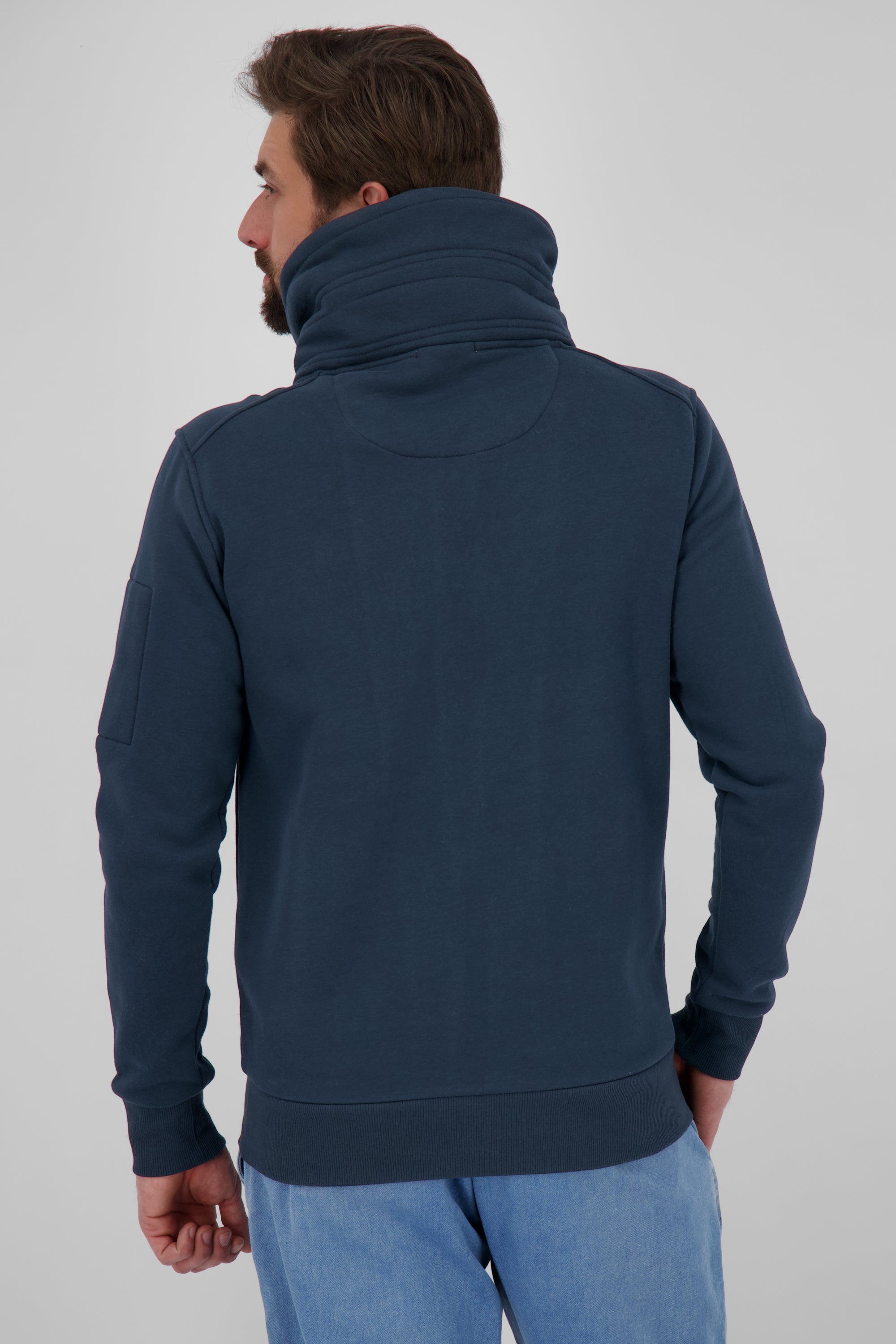 Stylische Herren-Sweatjacke EliasAK Dunkelblau