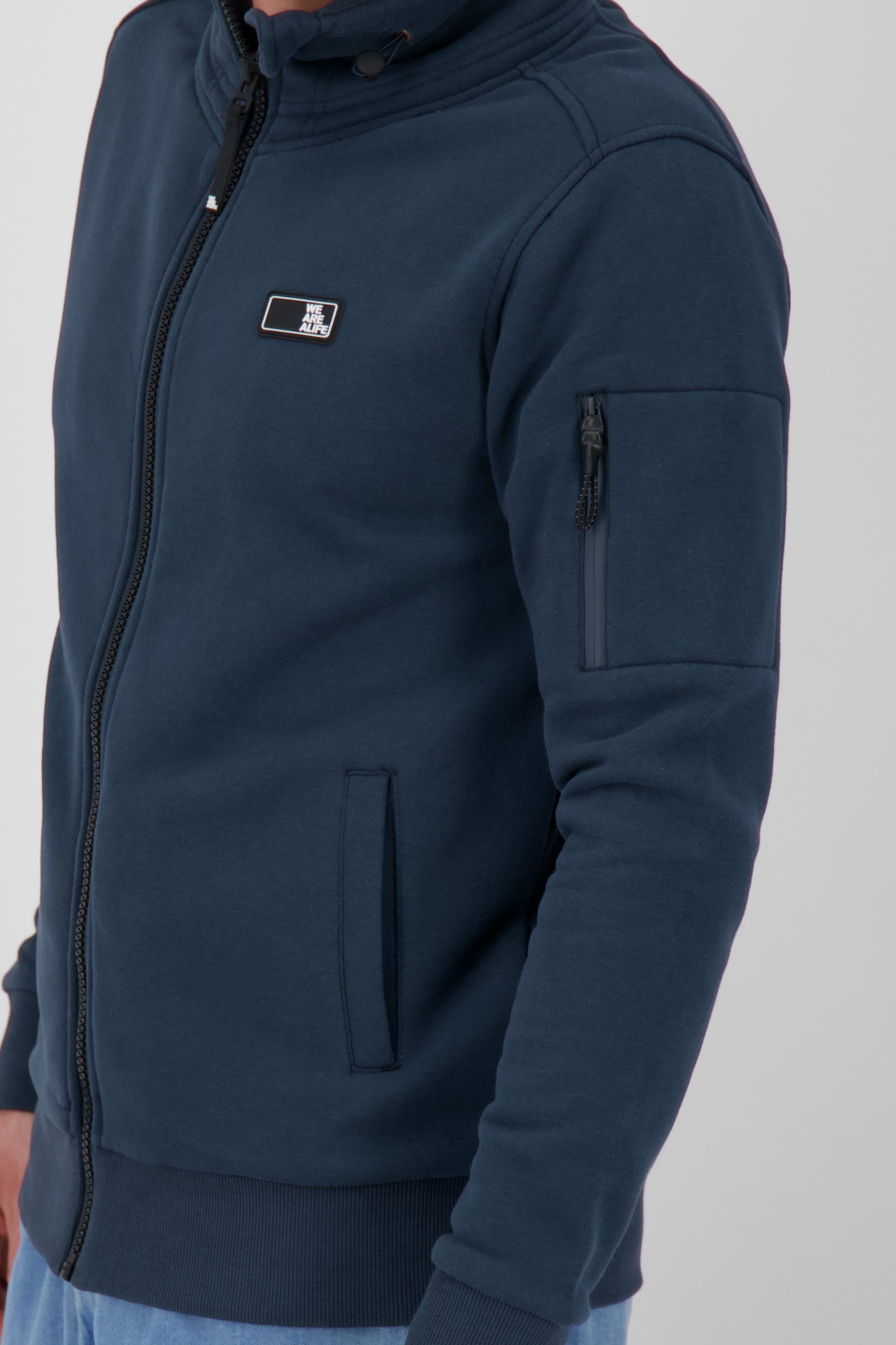 Stylische Herren-Sweatjacke EliasAK Dunkelblau