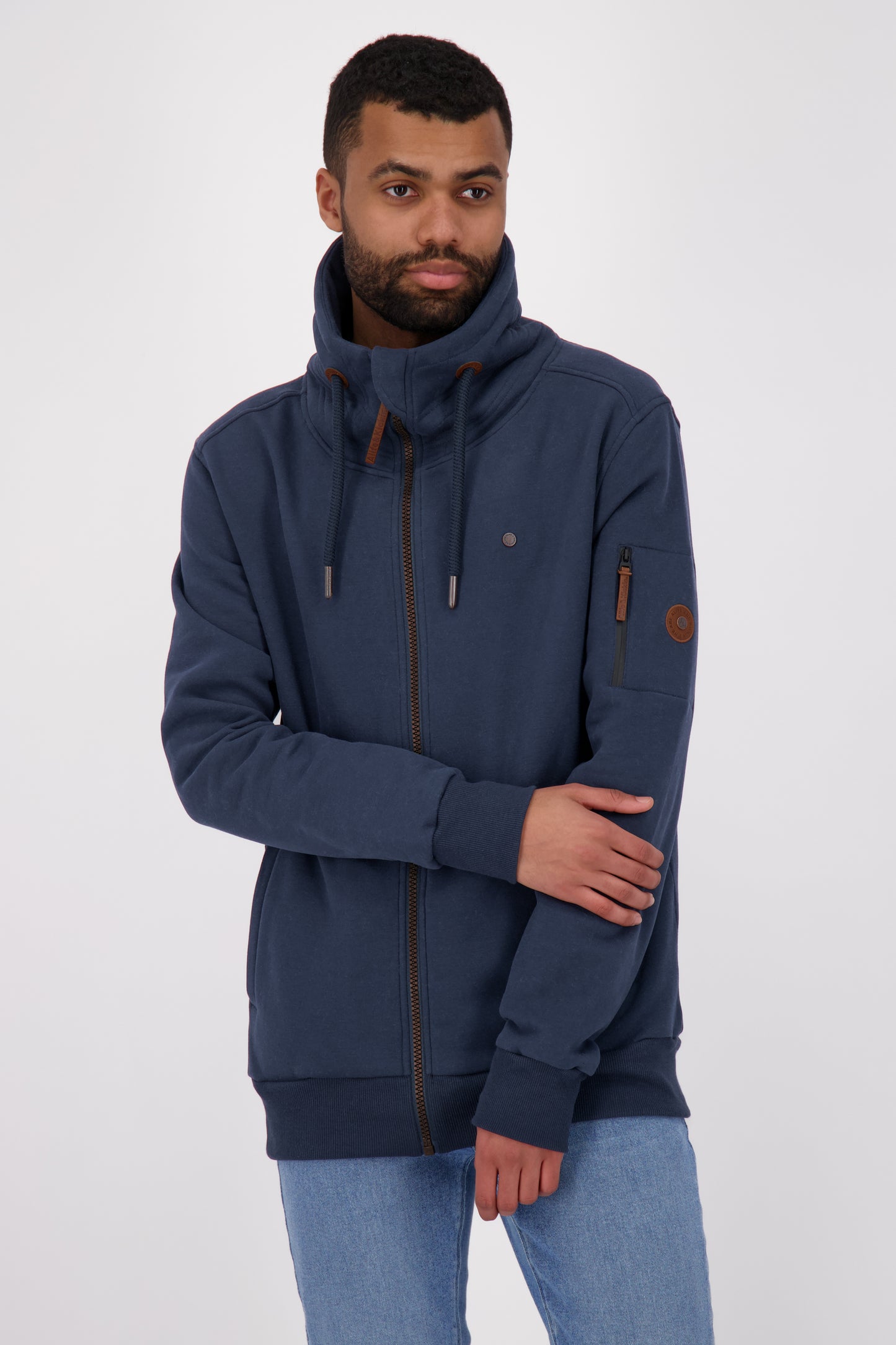 Stylische Herren-Sweatjacke EliasAK Dunkelblau
