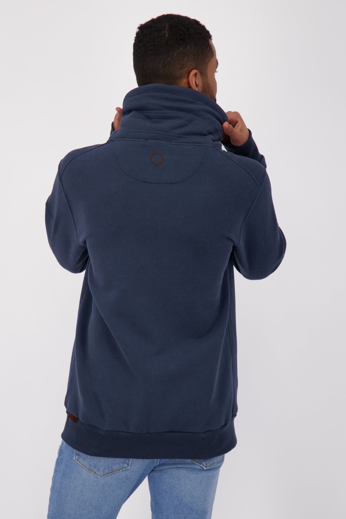 Stylische Herren-Sweatjacke EliasAK Dunkelblau