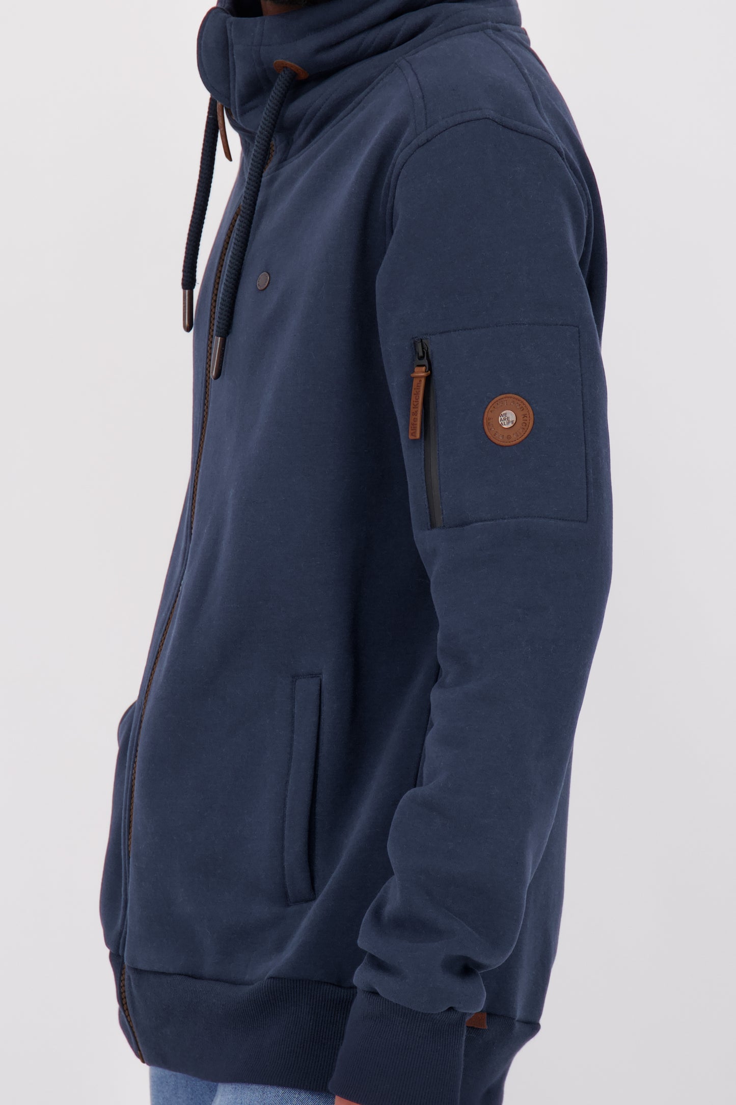 Stylische Herren-Sweatjacke EliasAK Dunkelblau