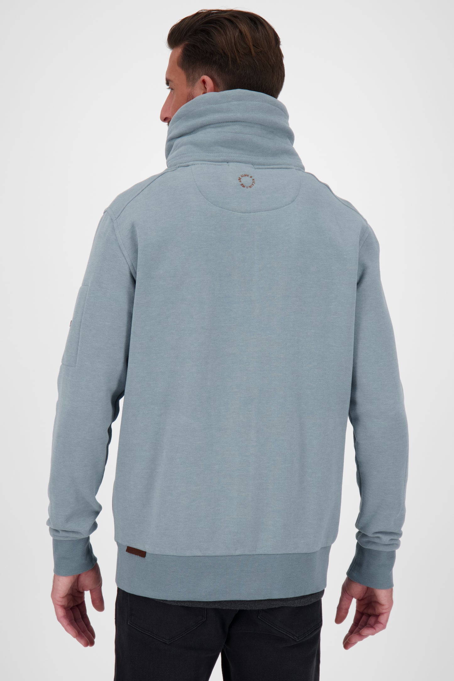 Stylische Herren-Sweatjacke EliasAK Grau