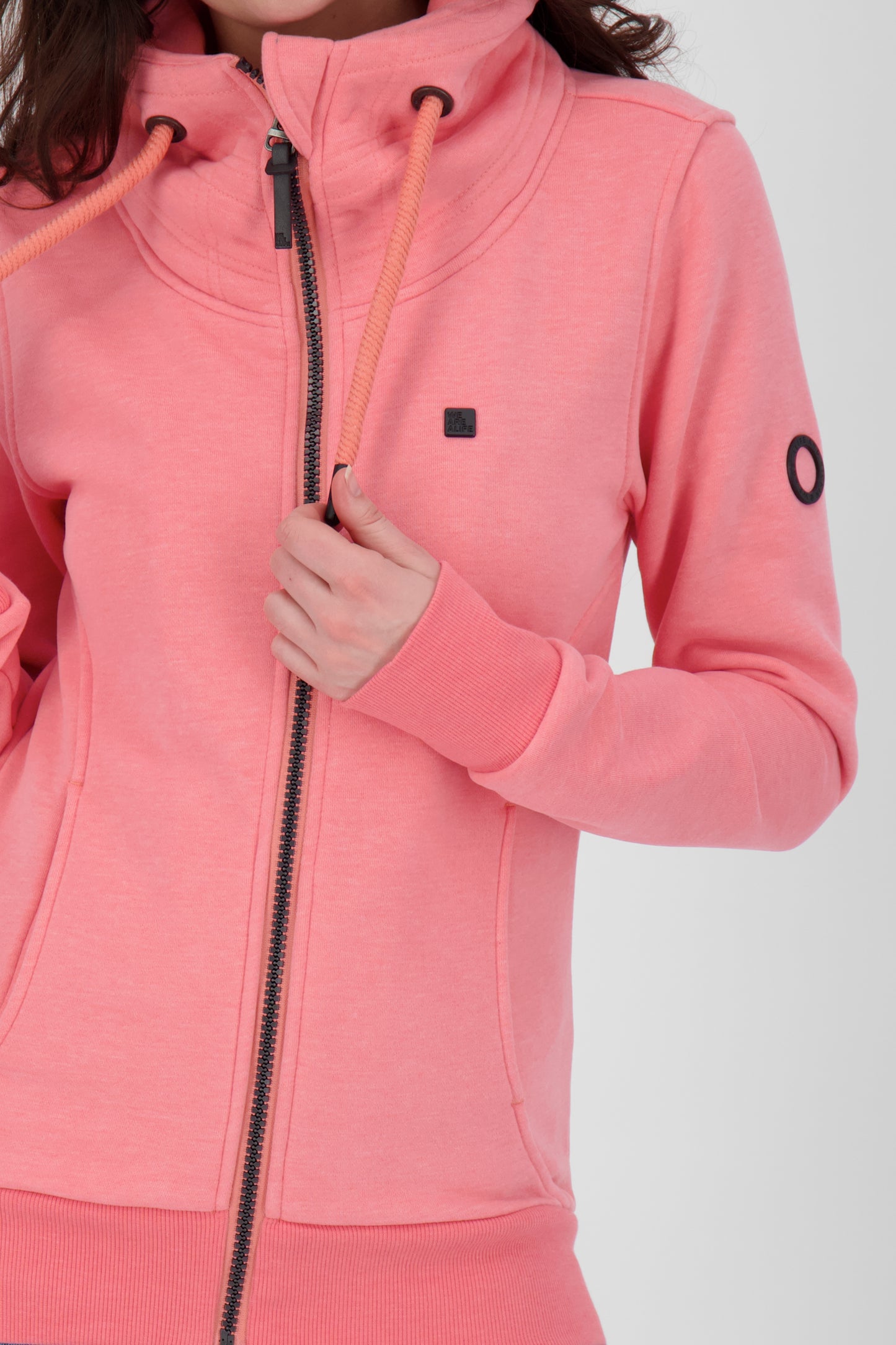 Sommerliche Sweatjacke VivianAK - Weiche Qualität für trendige Looks Orange