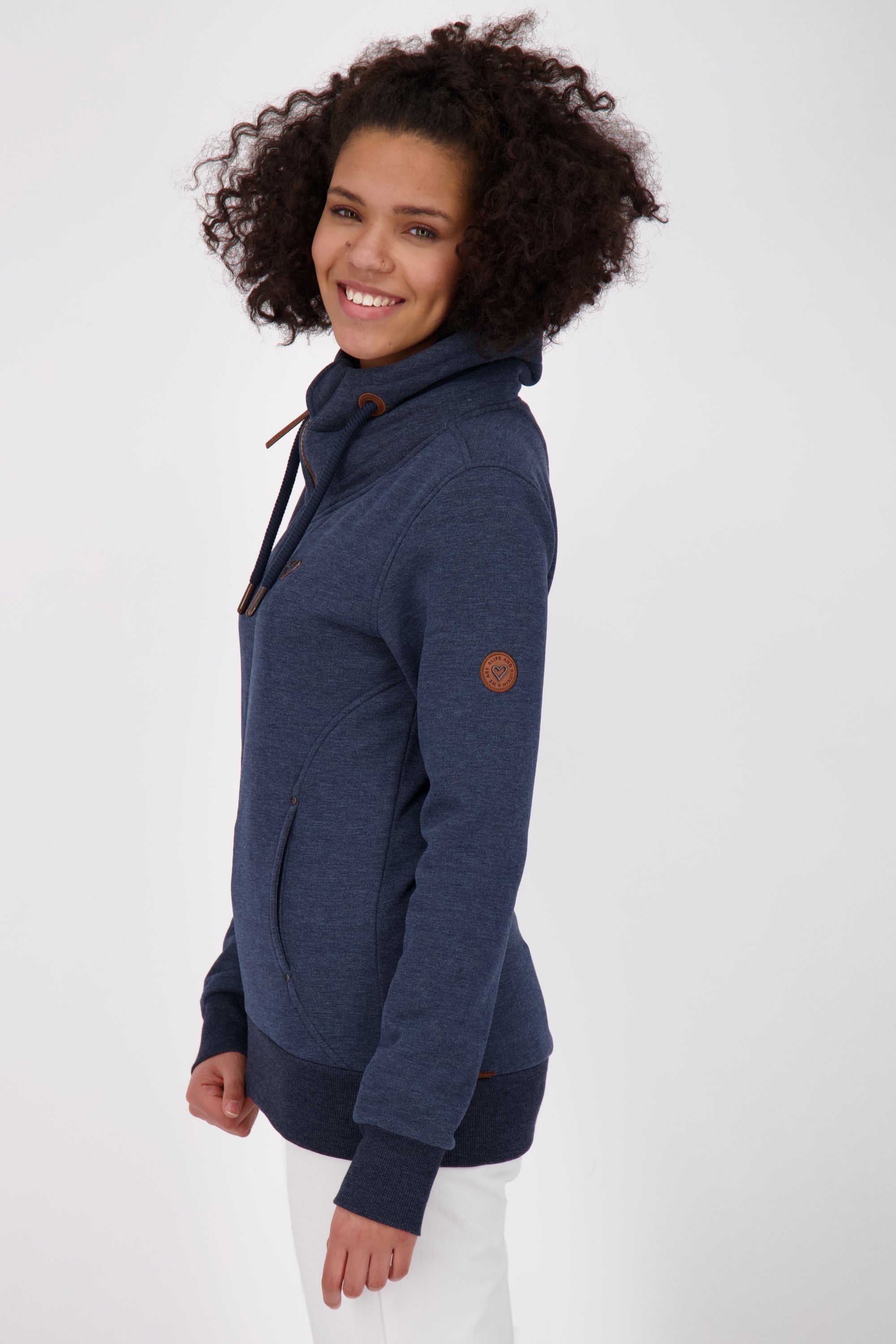 Sommerlicher Style Sweatjacke VivianAK A Damen Dunkelblau