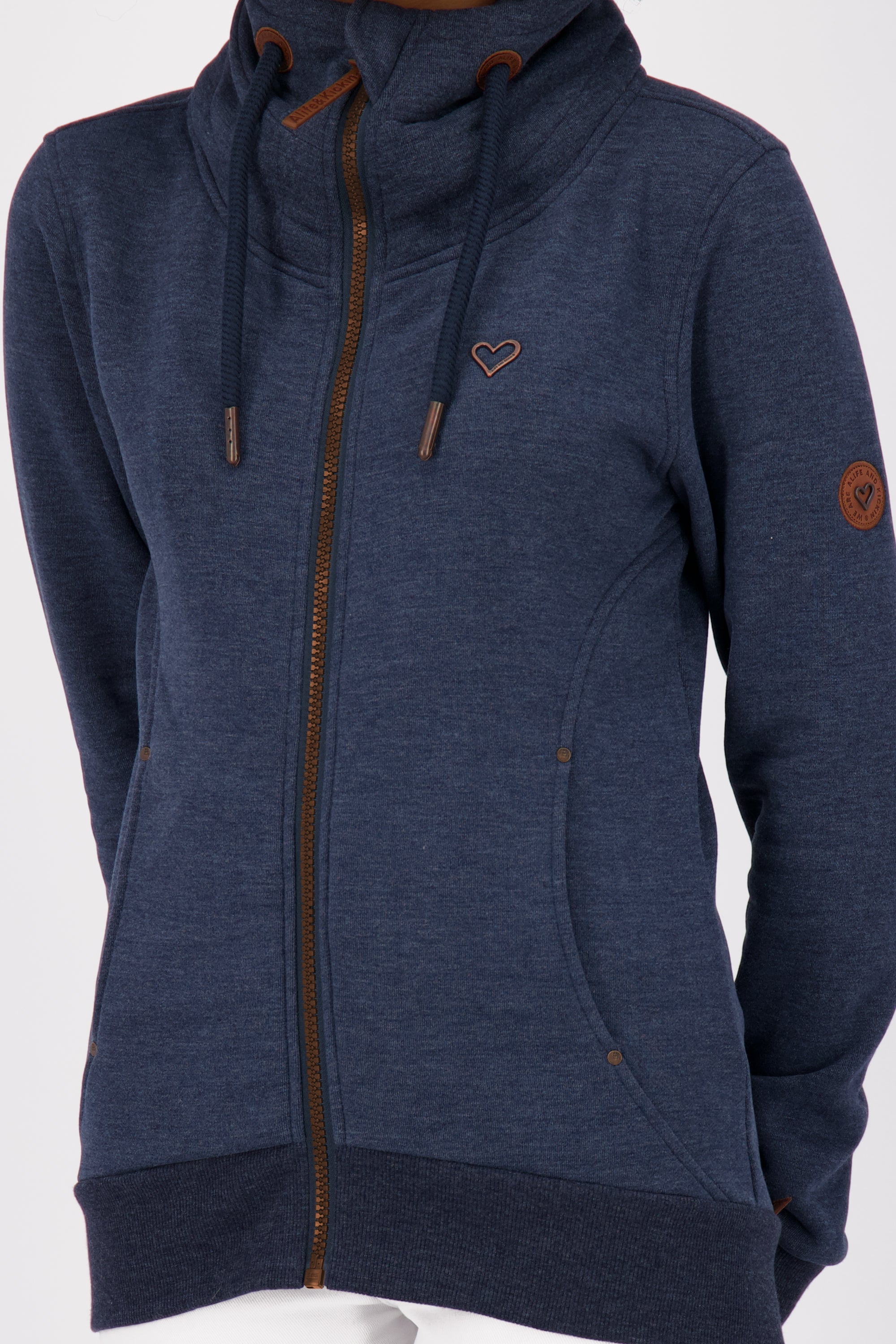 Sommerlicher Style Sweatjacke VivianAK A Damen Dunkelblau
