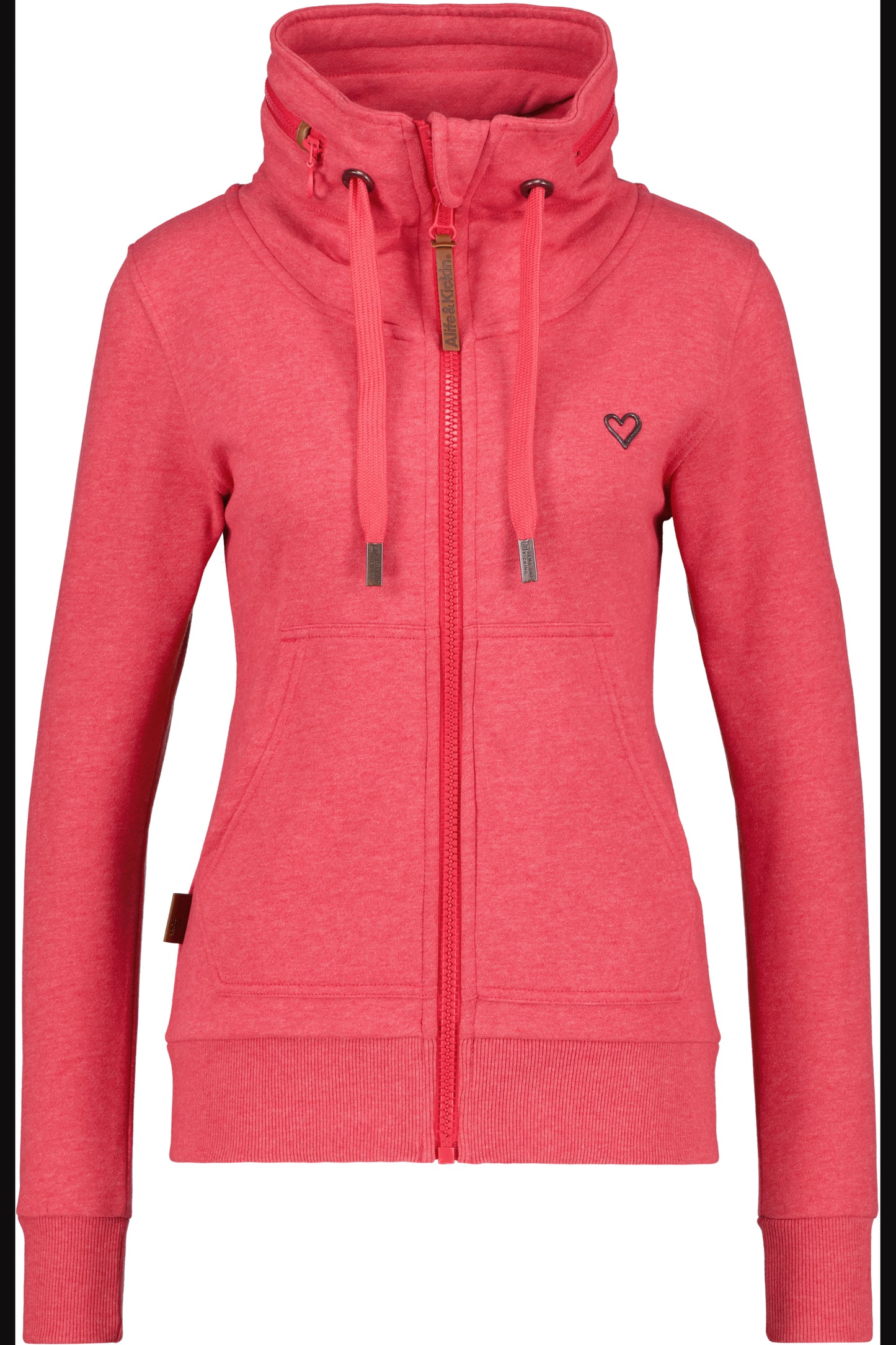 Trendige Sweatjacke Damen VivianAK B Rot