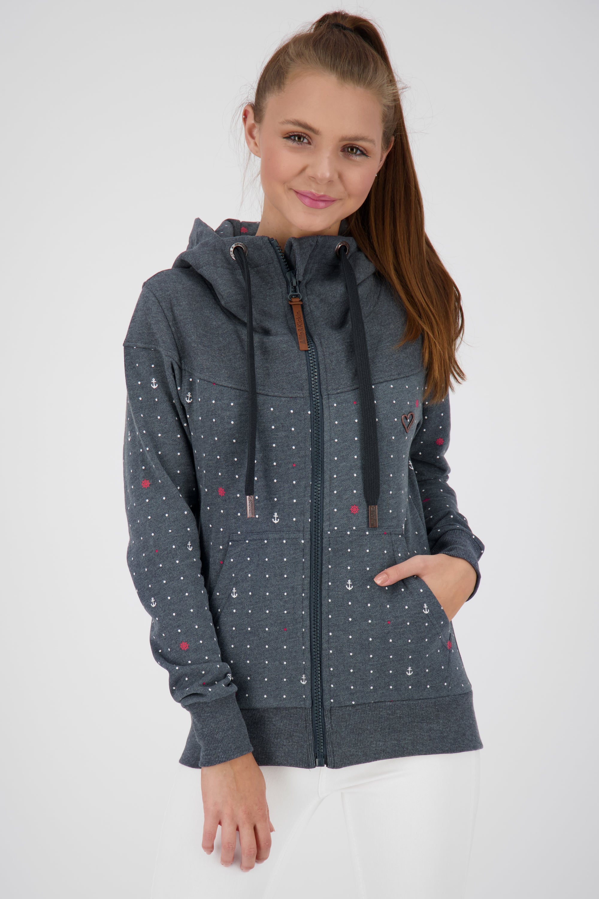 PalinaAK B Sweatjacket Dunkelblau