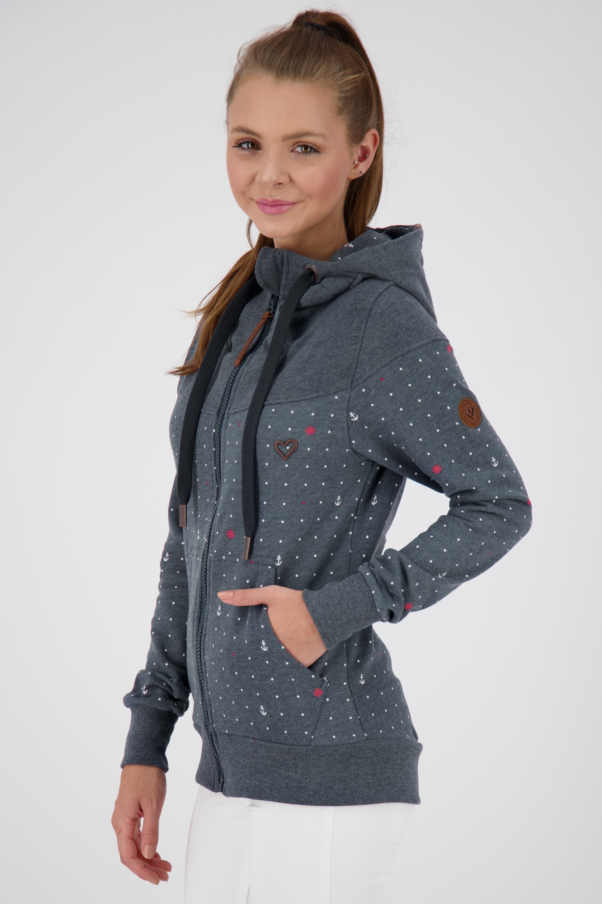 PalinaAK B Sweatjacket Dunkelblau