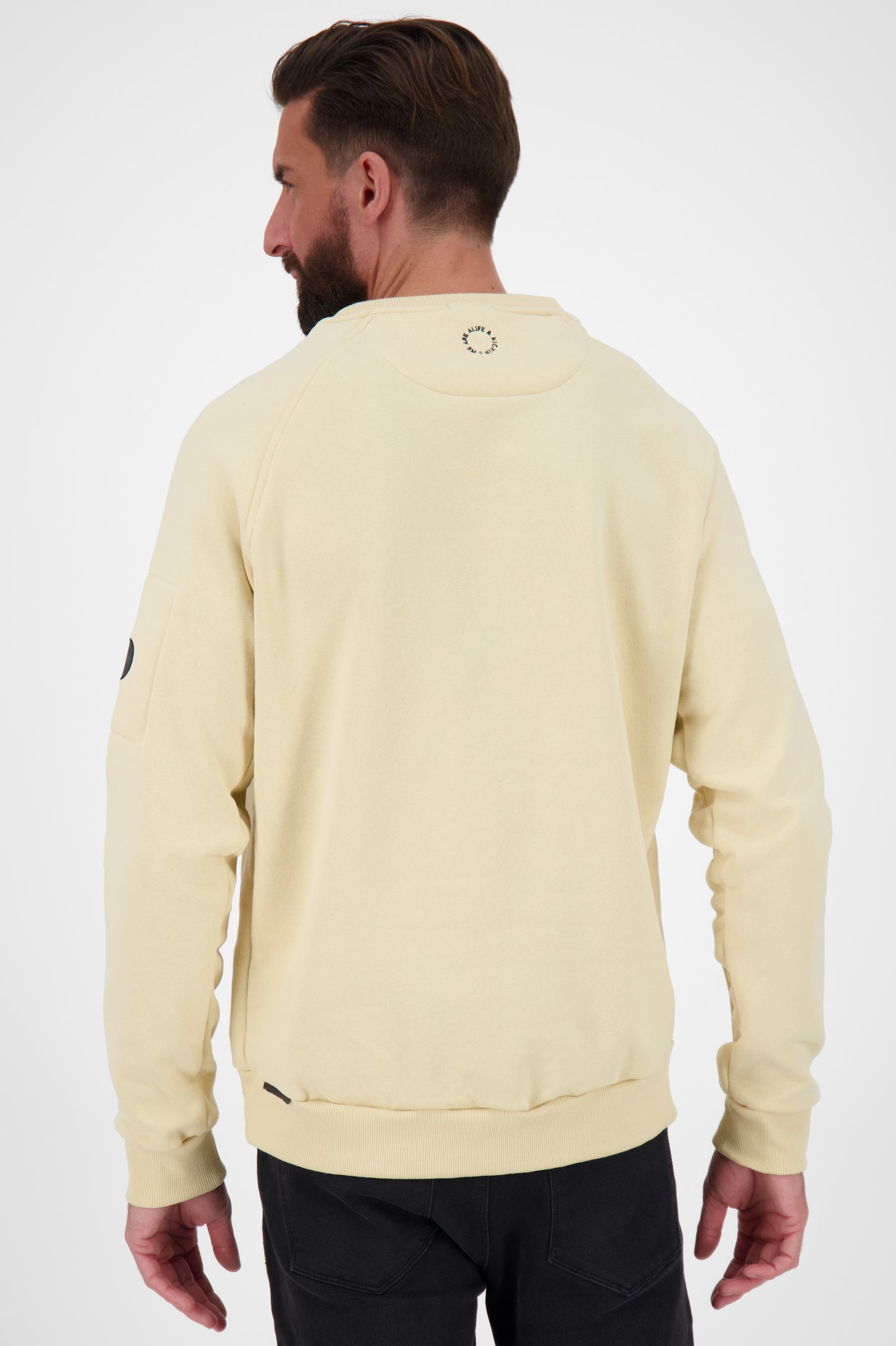 Stylischer Herrensweatpullover: VinnAK A von Alife and Kickin Beige