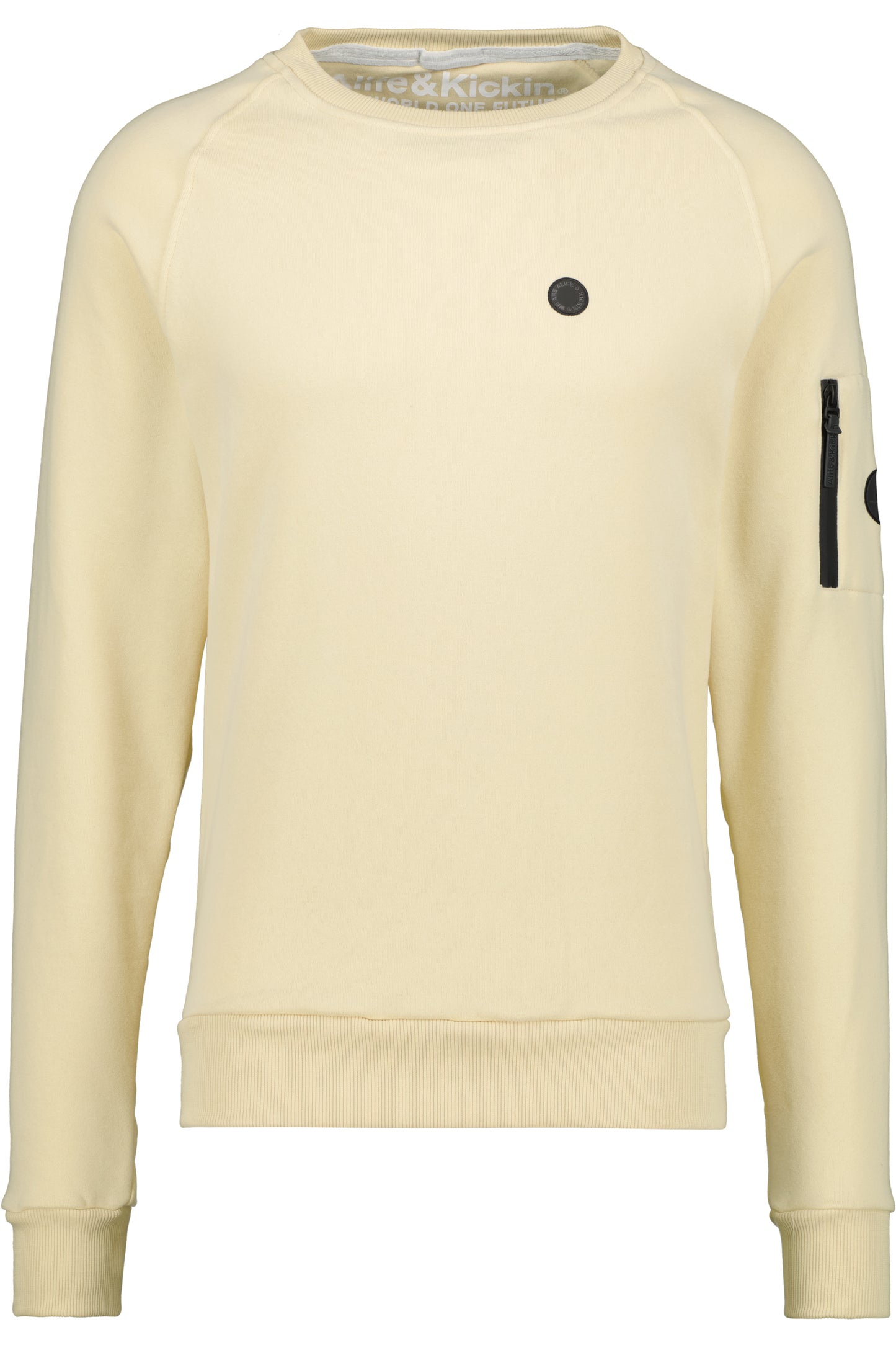 Stylischer Herrensweatpullover: VinnAK A von Alife and Kickin Beige