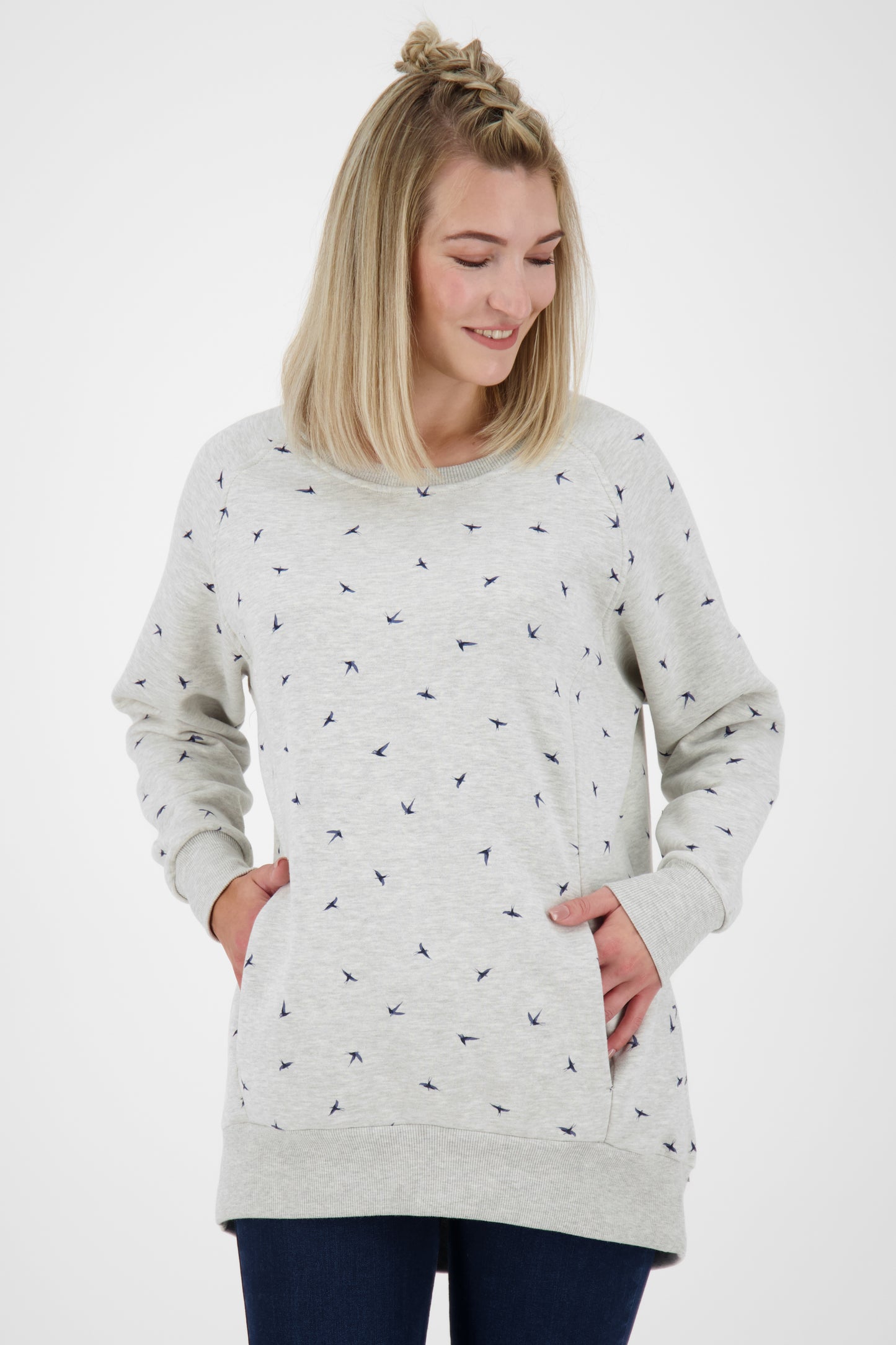 HelenAK B Sweatshirt: Komfort und Stilsicherheit Grau