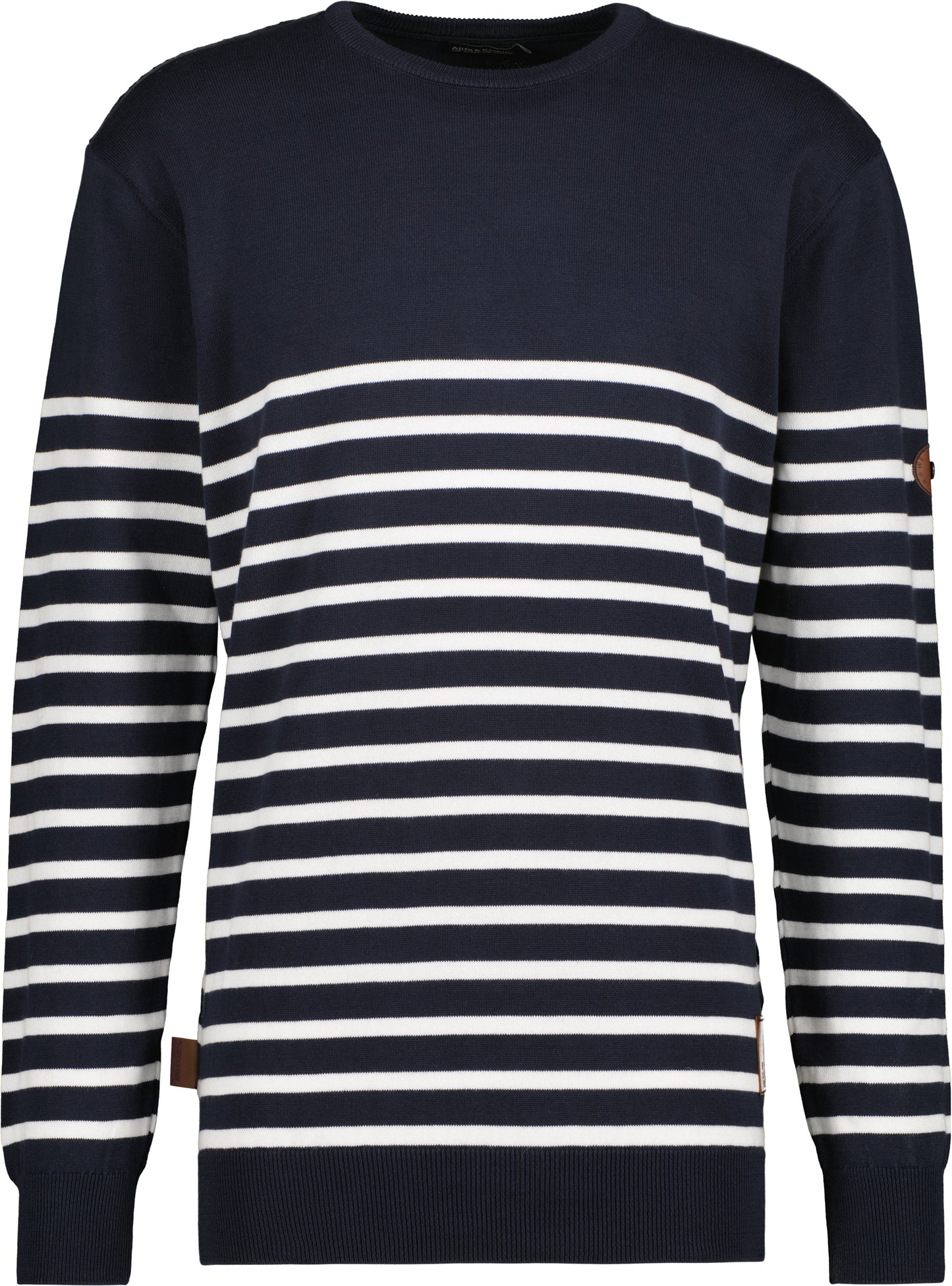 Herren Strickpullover ValentinAK B im maritimen Design Dunkelblau
