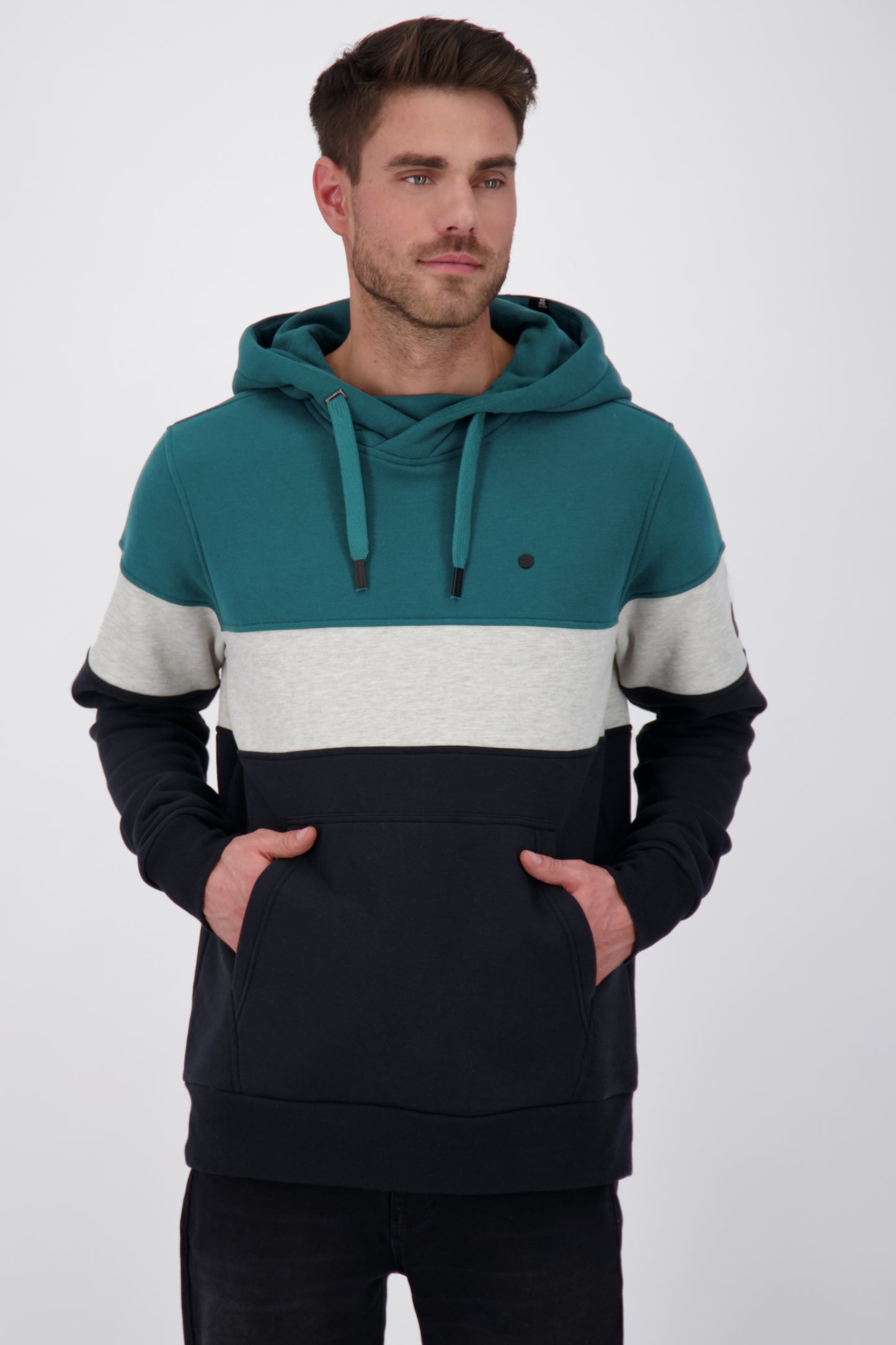 KingAK A Kapuzensweatshirt Herren: Entspannter und stylischer Look Dunkelgrün