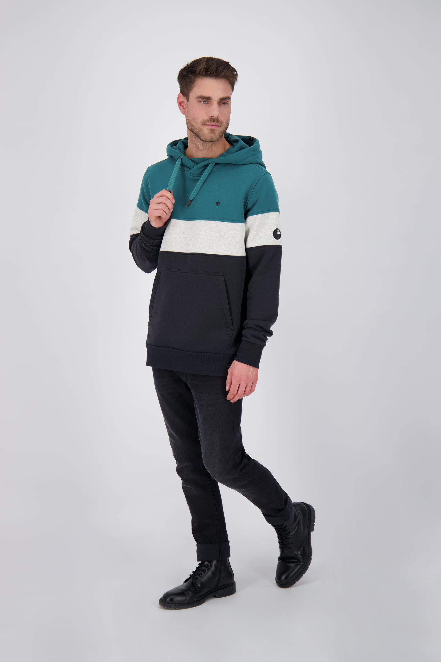 KingAK A Kapuzensweatshirt Herren: Entspannter und stylischer Look Dunkelgrün