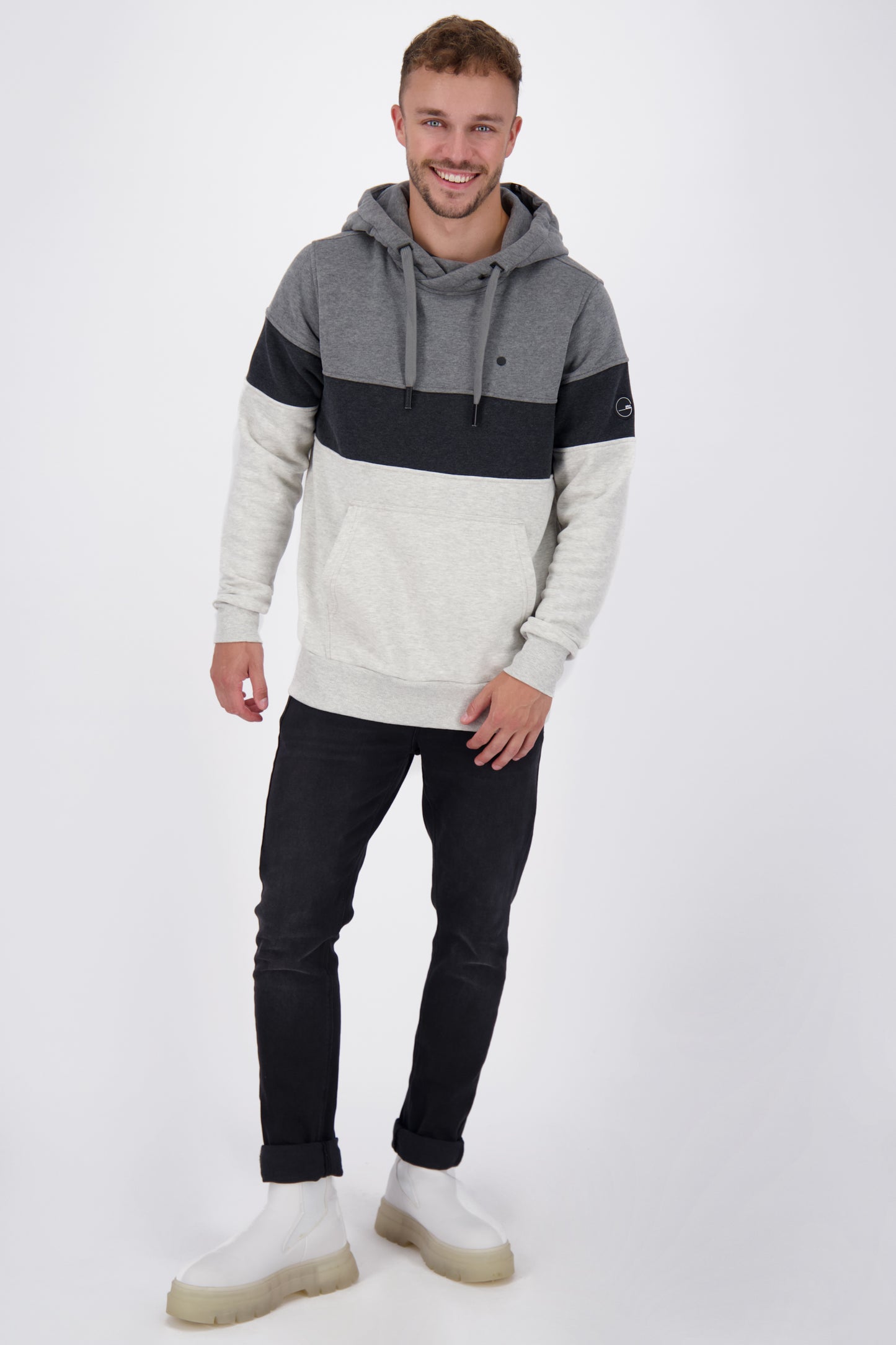 KingAK A Kapuzensweatshirt Herren: Entspannter und stylischer Look Grau