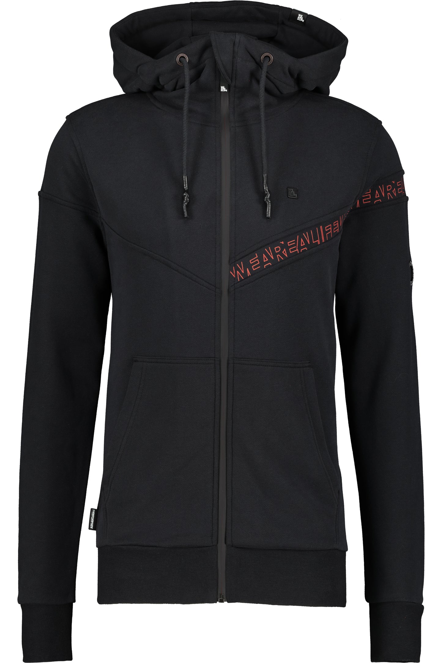 Trendige Sweatjacke JulianAK A für Herren Schwarz