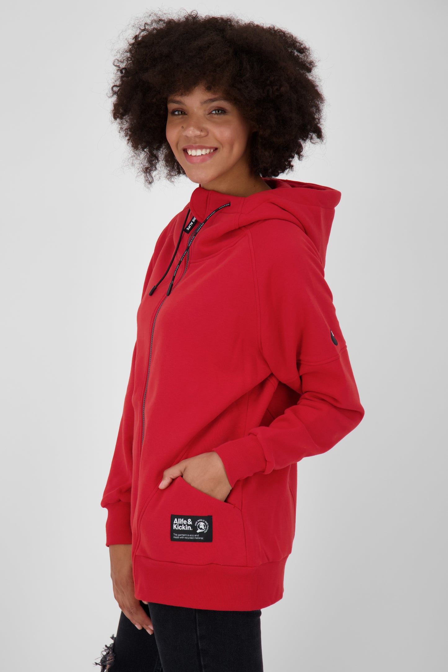 Sweatjacke MariaAK Damen mit Stil Rot