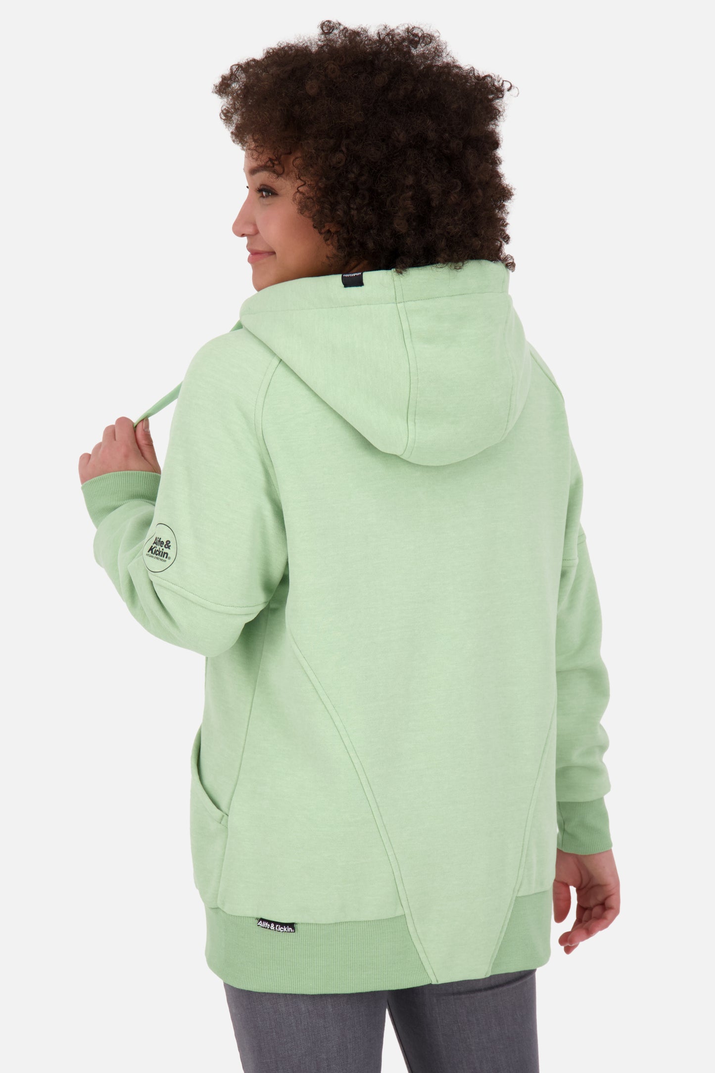 Sweatjacke MariaAK Damen mit Stil Grün