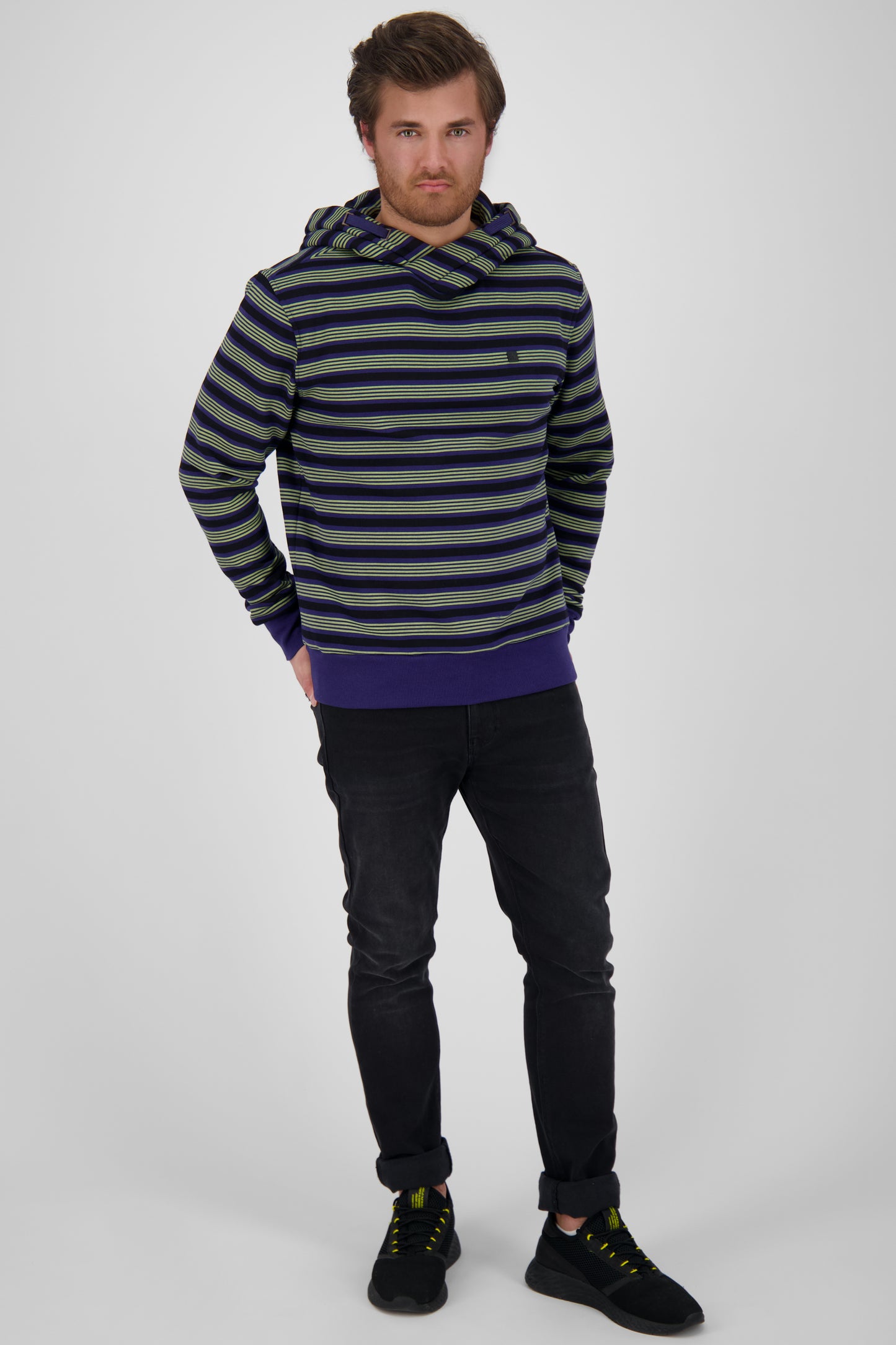 Vielseitiges Kapuzensweatshirt JohnAK Herren Dunkelblau