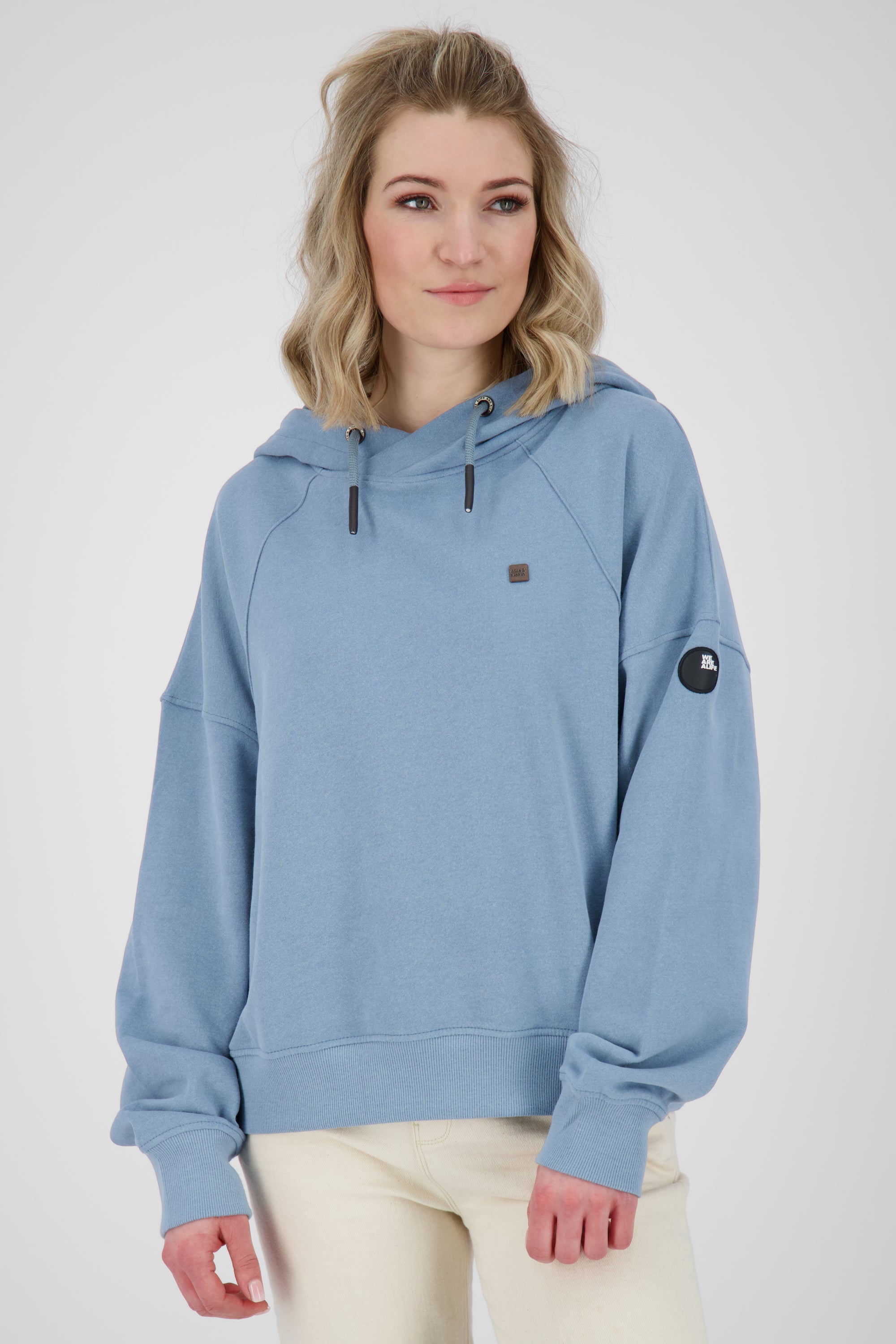 Damen Sweatshirt JessyAK A Oversize Hellblau