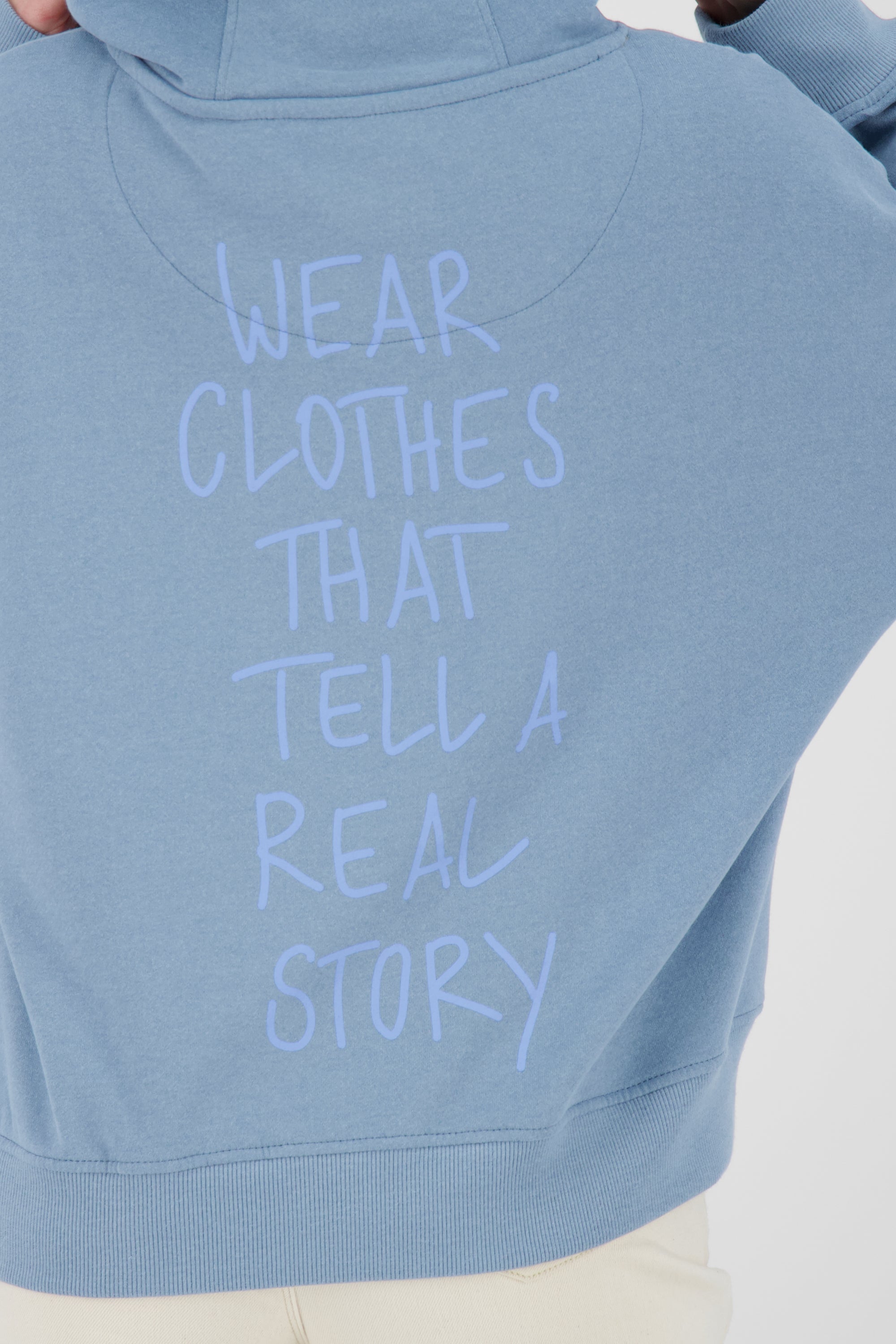 Damen Sweatshirt JessyAK A Oversize Hellblau