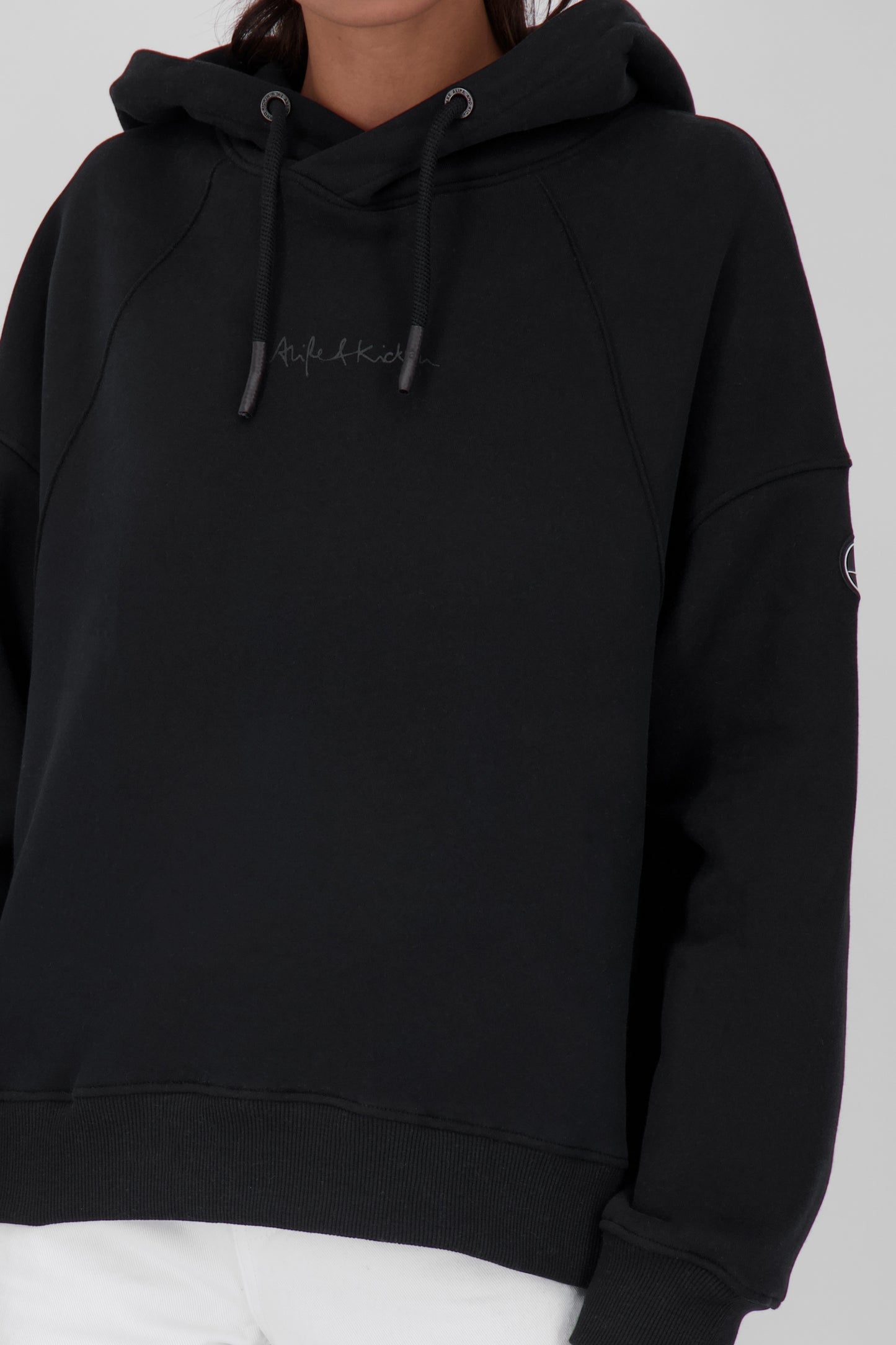 Oversize-Kapuzensweatshirt JessyAK A Damen Schwarz