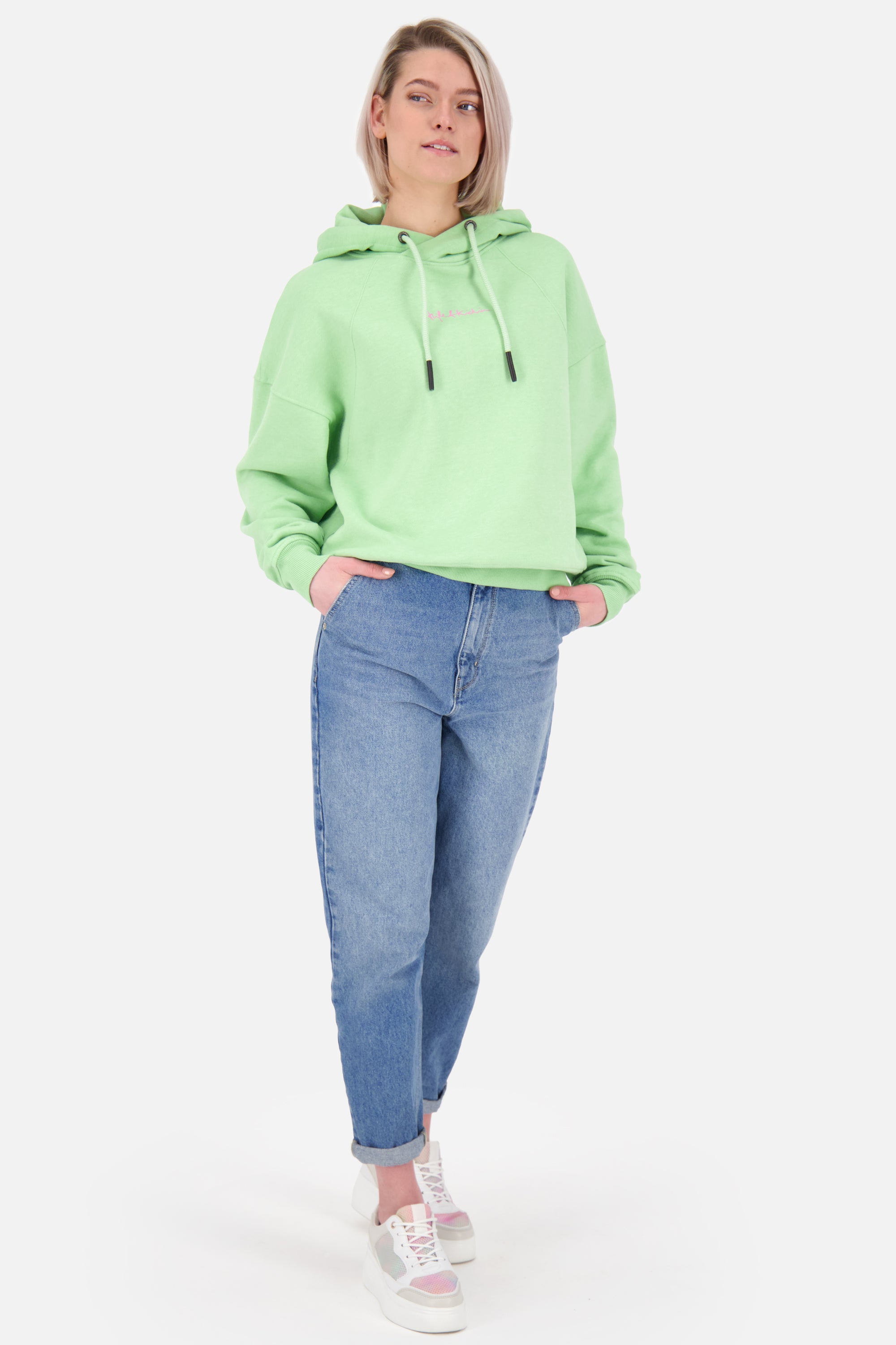 Damen Kapuzensweatshirt JessyAK A Grün