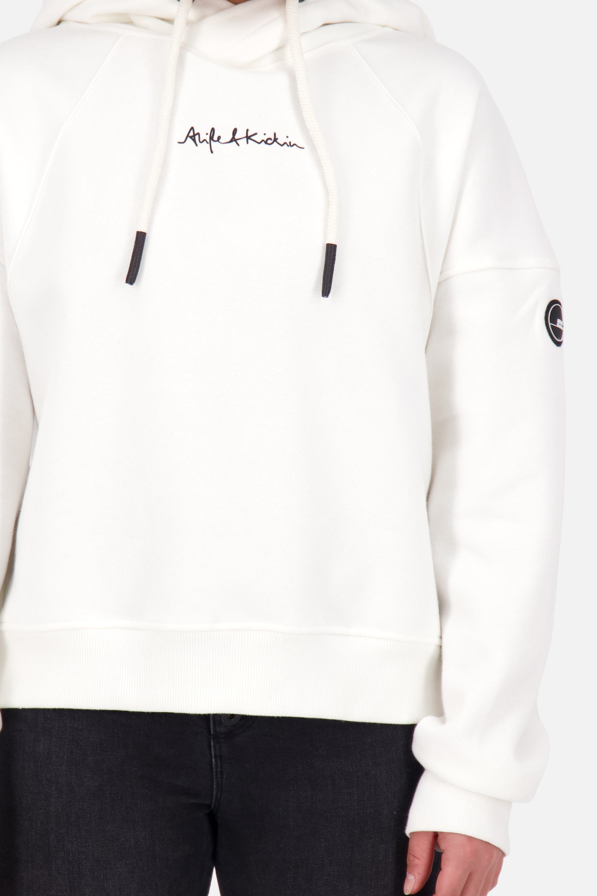 Damen Kapuzensweatshirt JessyAK A Weiß
