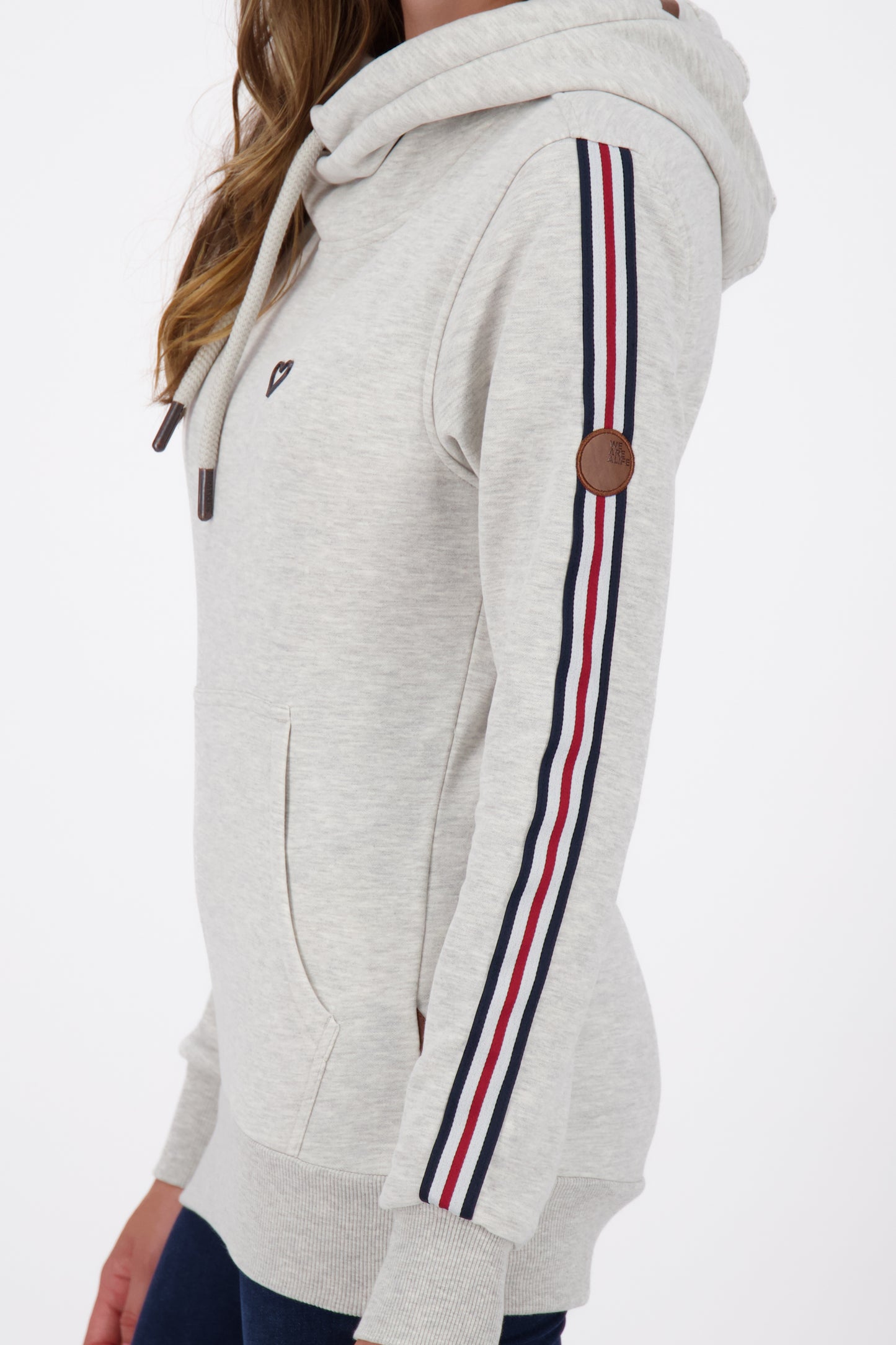 Streatwear-Hoodie SarahAK D Damen Grau
