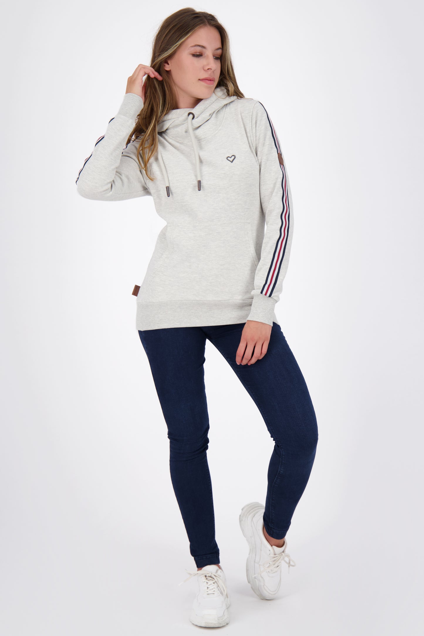 Streatwear-Hoodie SarahAK D Damen Grau