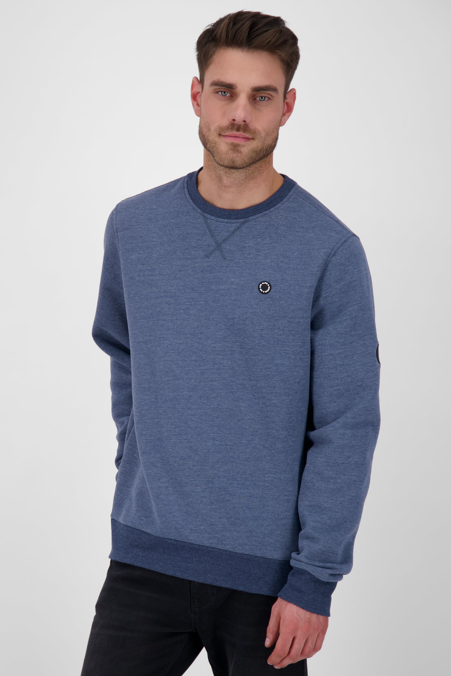 Klassischer Sweatpullover VincentAK A für Herren Dunkelblau