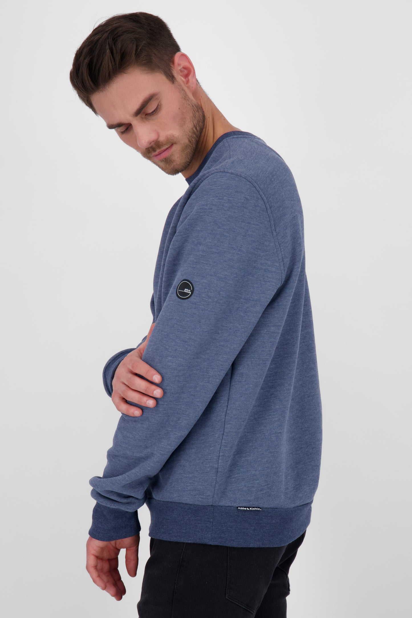 Klassischer Sweatpullover VincentAK A für Herren Dunkelblau