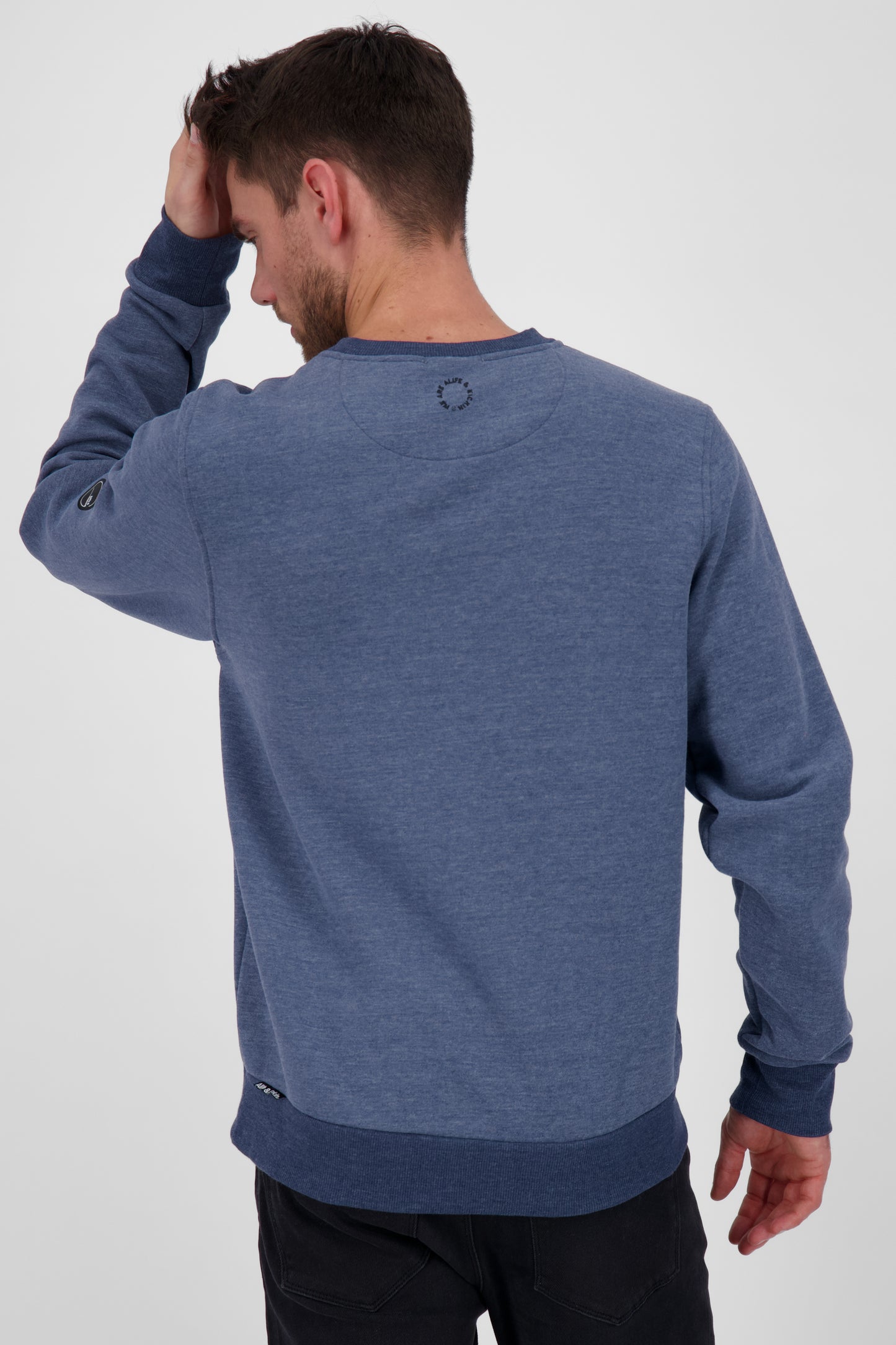 Klassischer Sweatpullover VincentAK A für Herren Dunkelblau