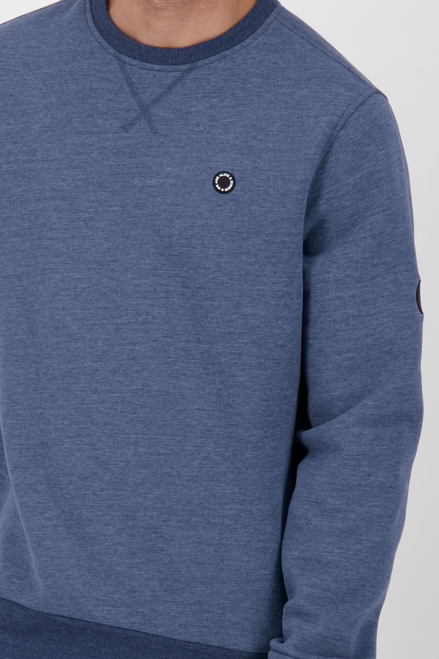 Klassischer Sweatpullover VincentAK A für Herren Dunkelblau