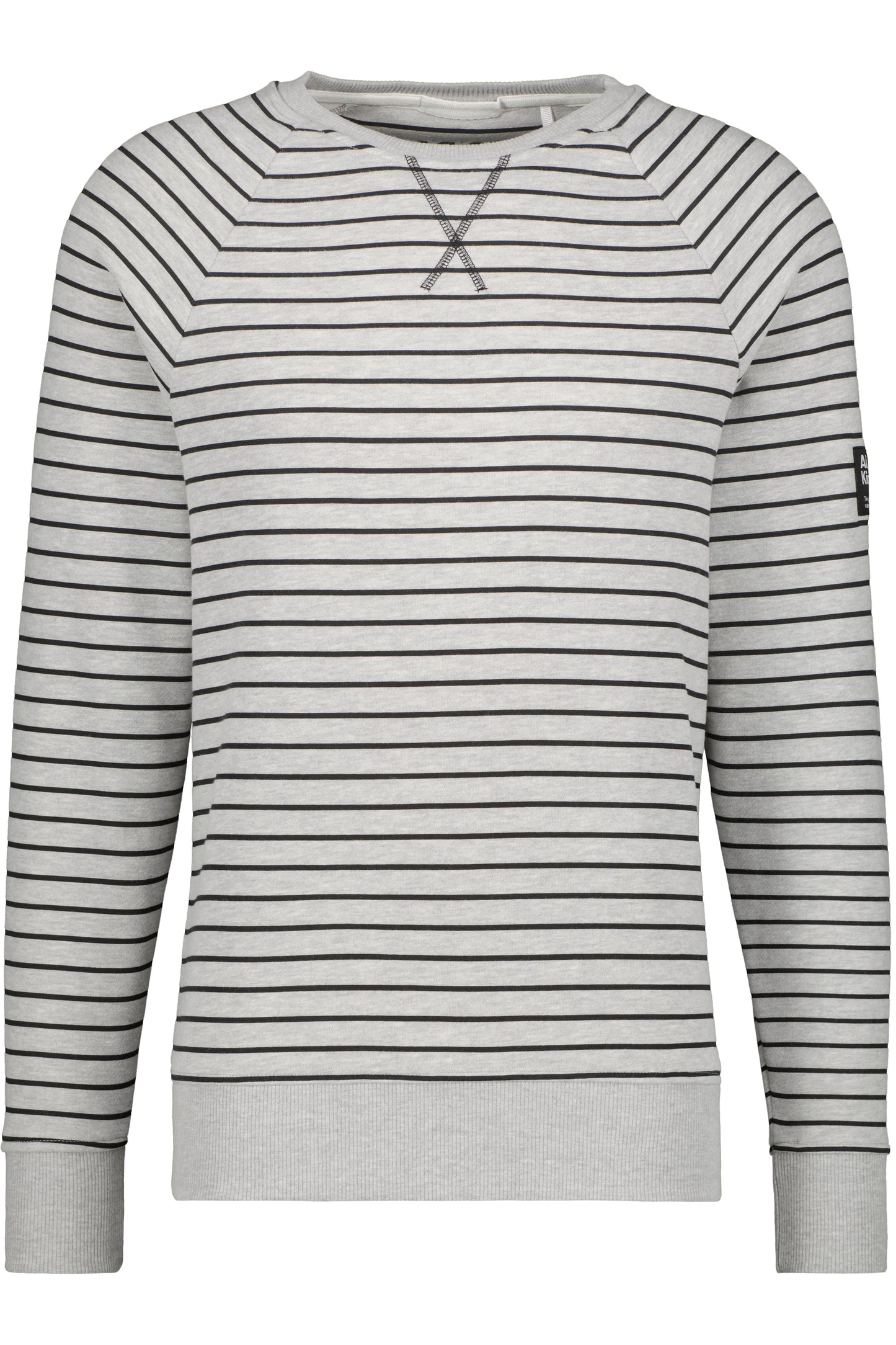Herren Sweatshirt BorisAK Z mit maritimer Eleganz Grau